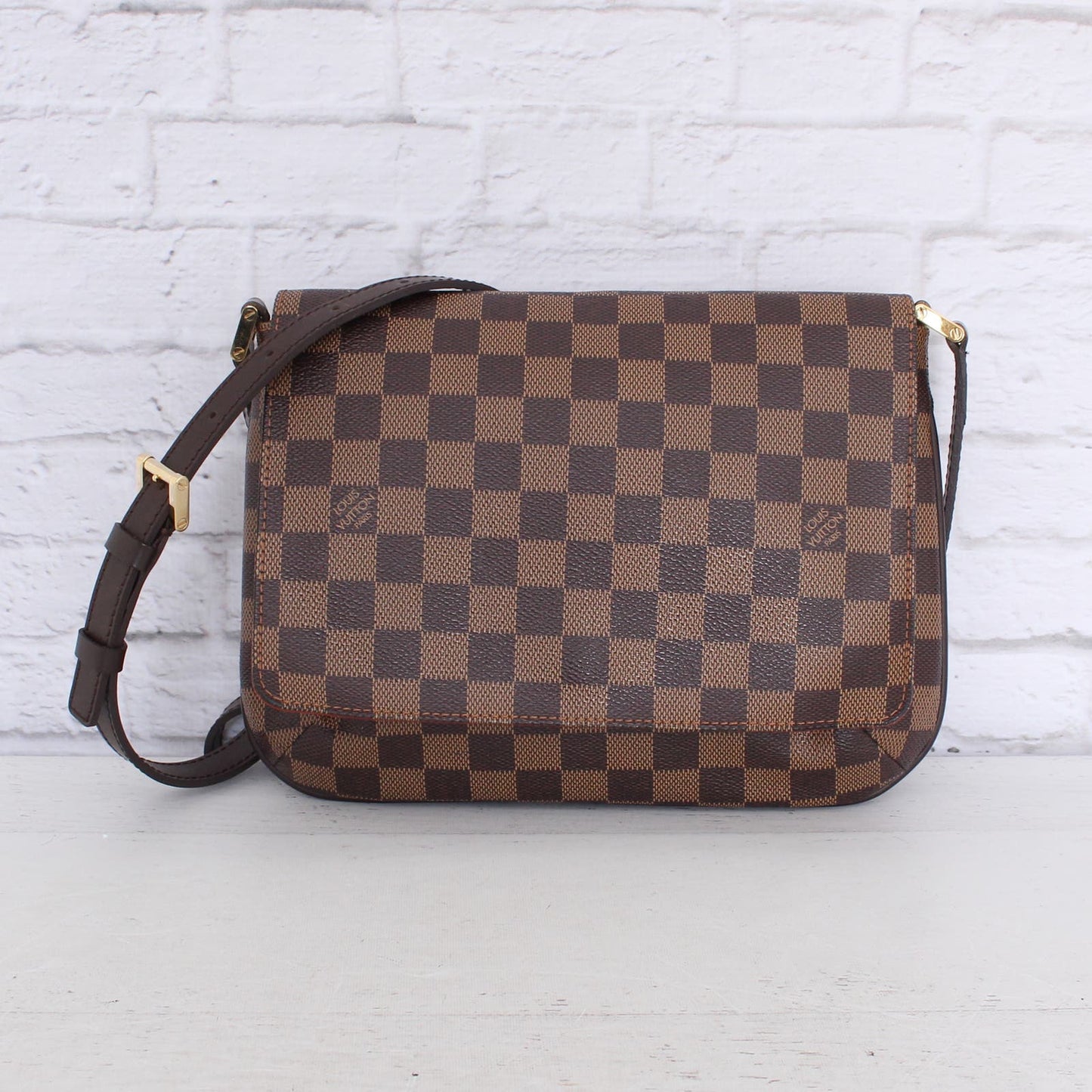 Louis Vuitton Musette Tango Crossbody Damier Ebene