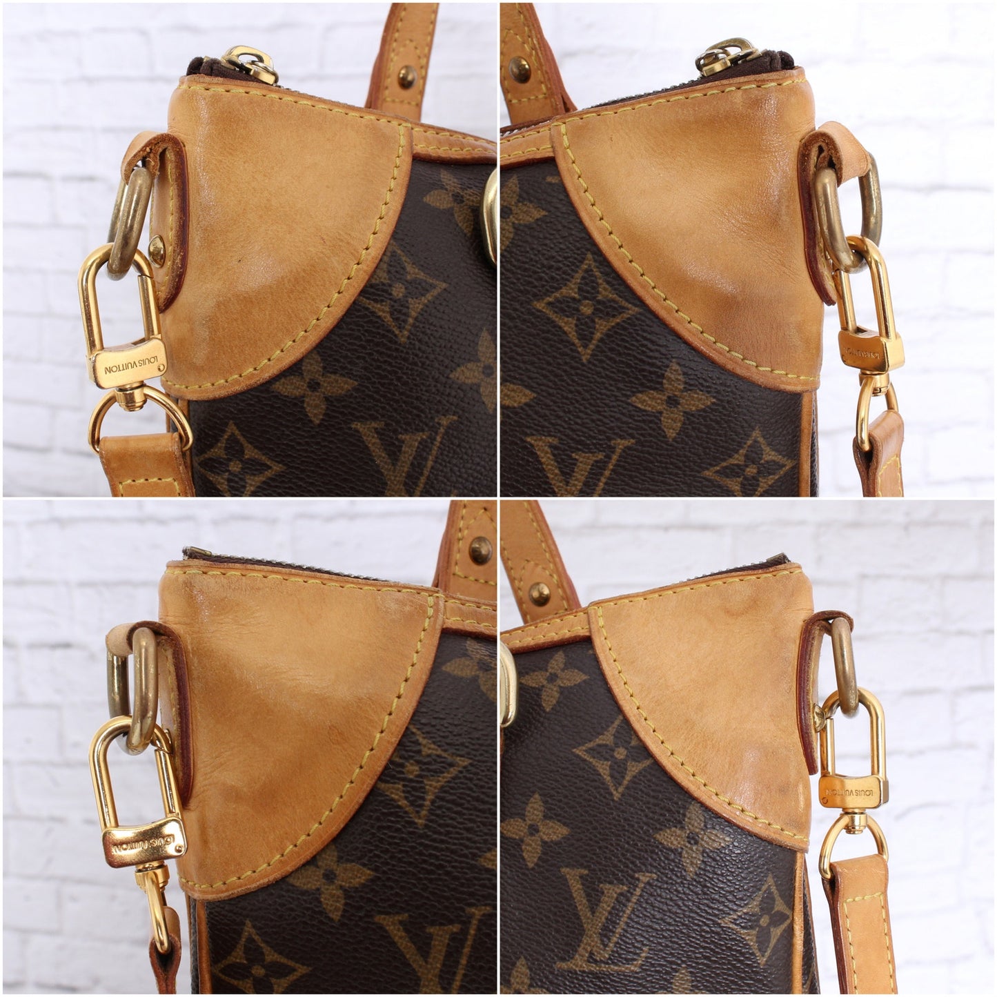 Louis Vuitton Odeon GM Monogram Crossbody Shoulder Handbag Messenger