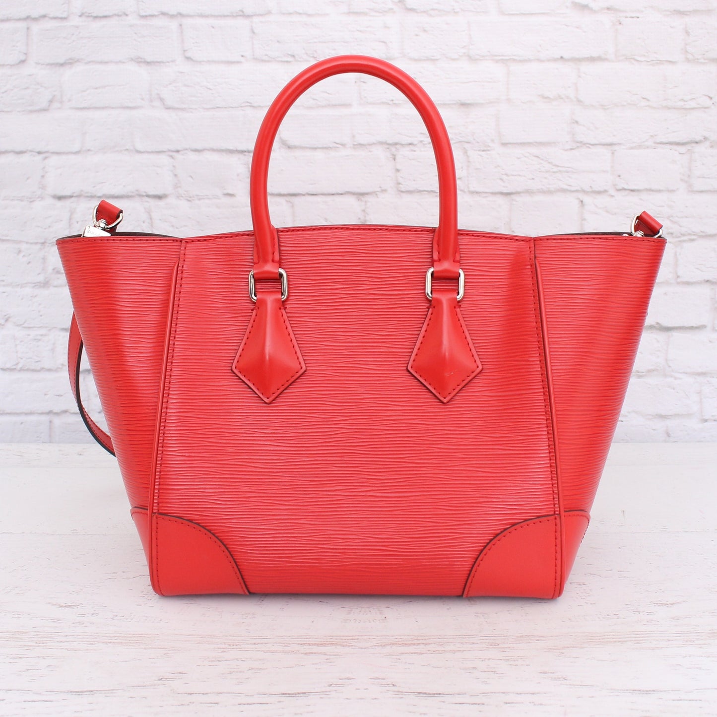 Louis Vuitton Phoenix PM Red Epi Satchel Crossbody and Shoulder Purse Tote A3189