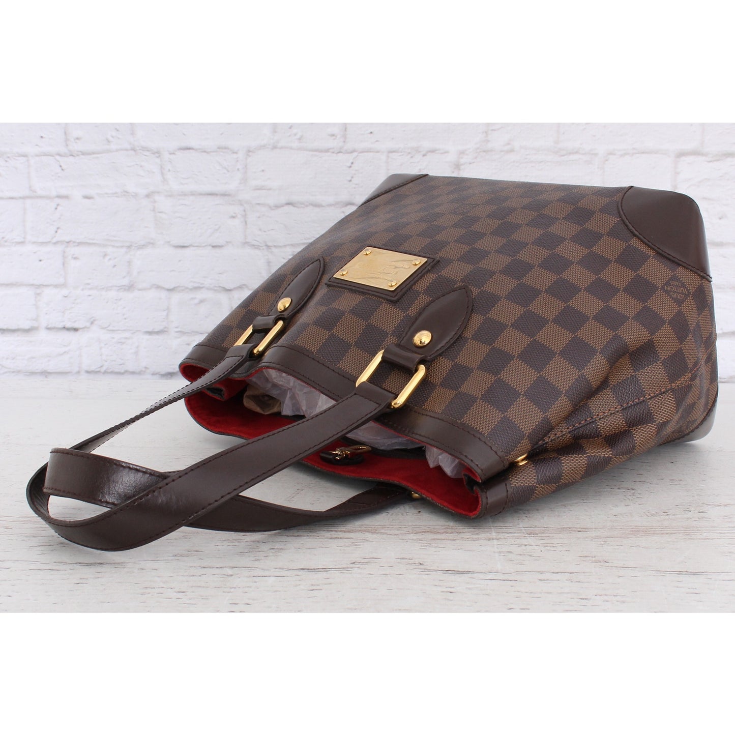 Louis Vuitton Hampstead PM Damier Ebene Shoulder Bag