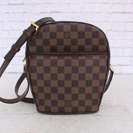 Louis Vuitton Ipanema PM Damier Ebene Crossbody Purse