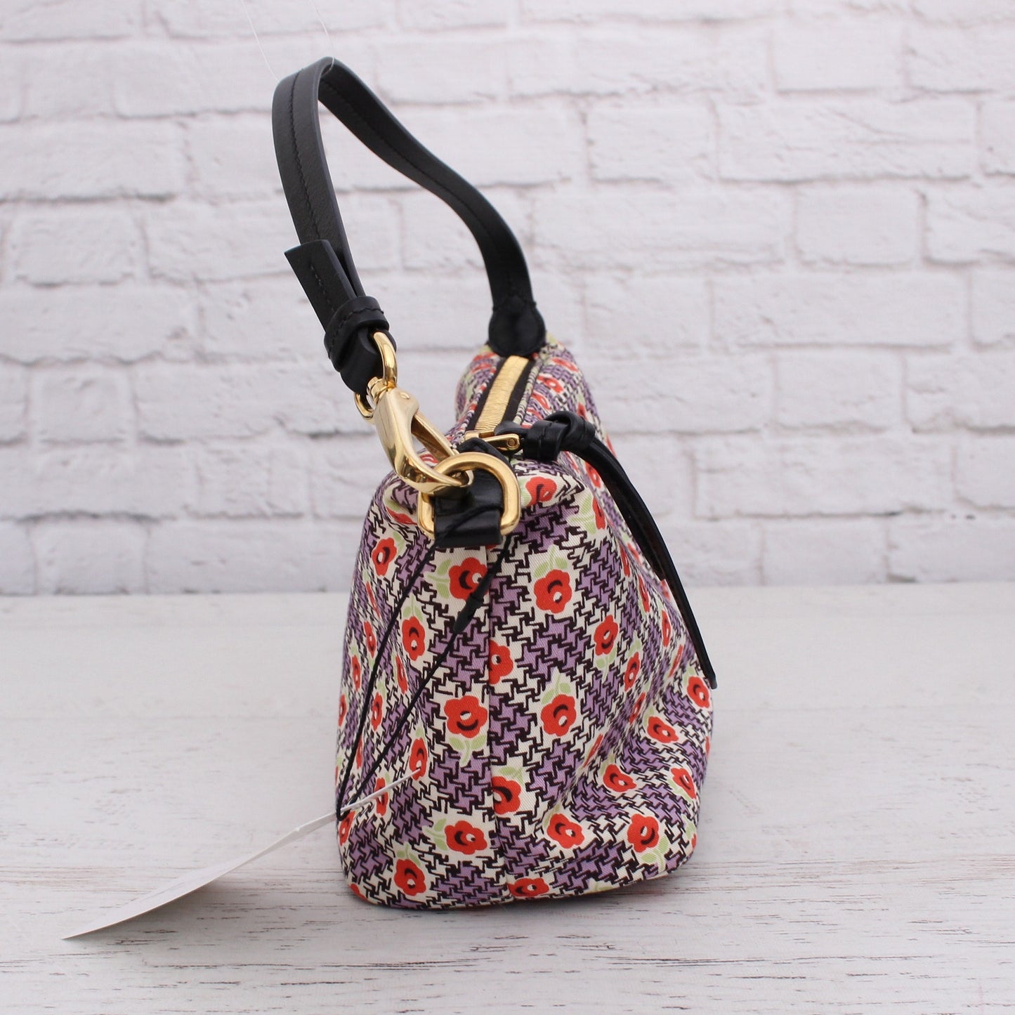 Miu Miu Spirit Tessuto Multicolor Nylon Mini Handbag Satchel Purse Handbag A4984