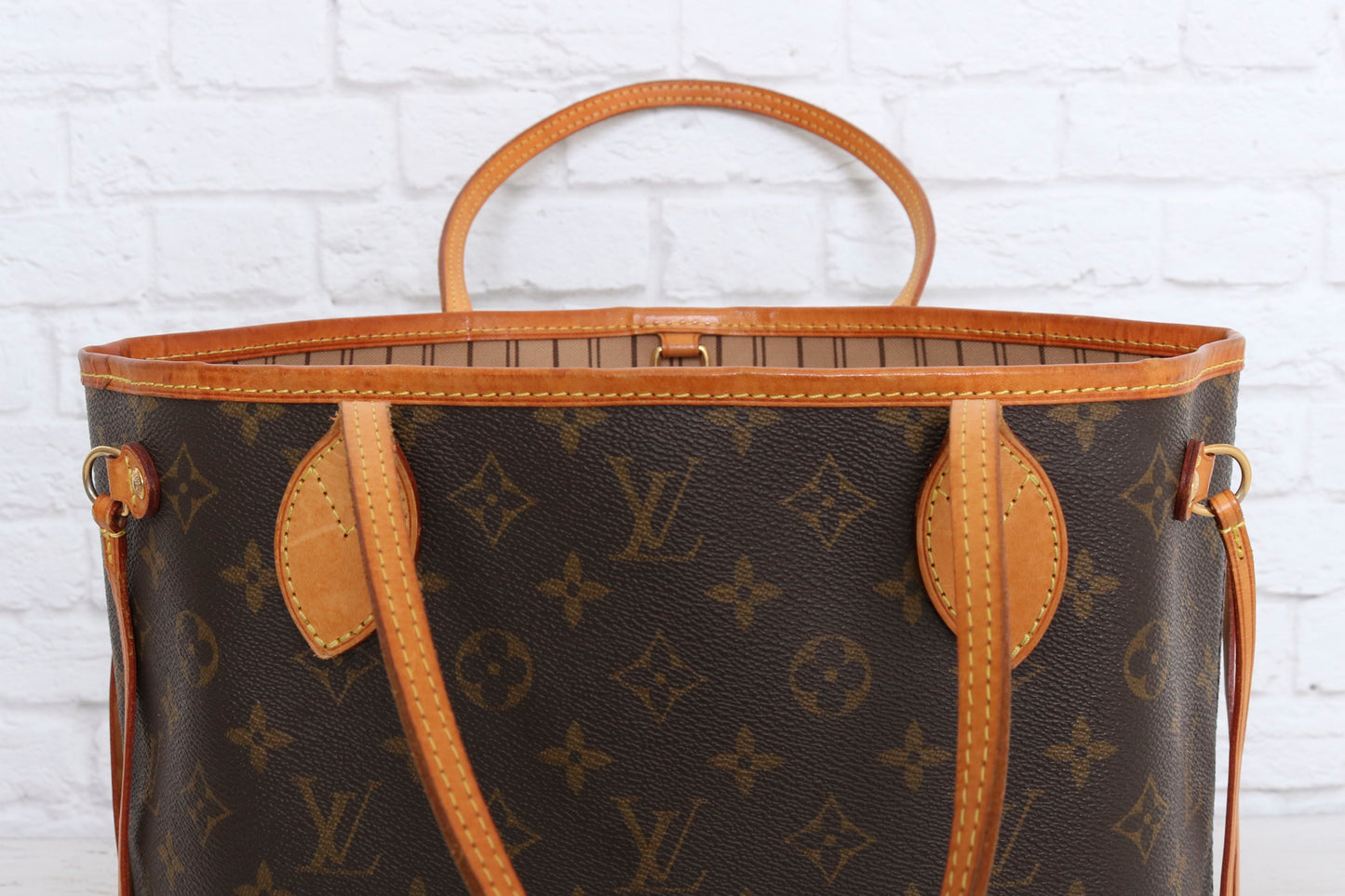 Louis Vuitton Neverfull PM Monogram Tote Shoulder Bag