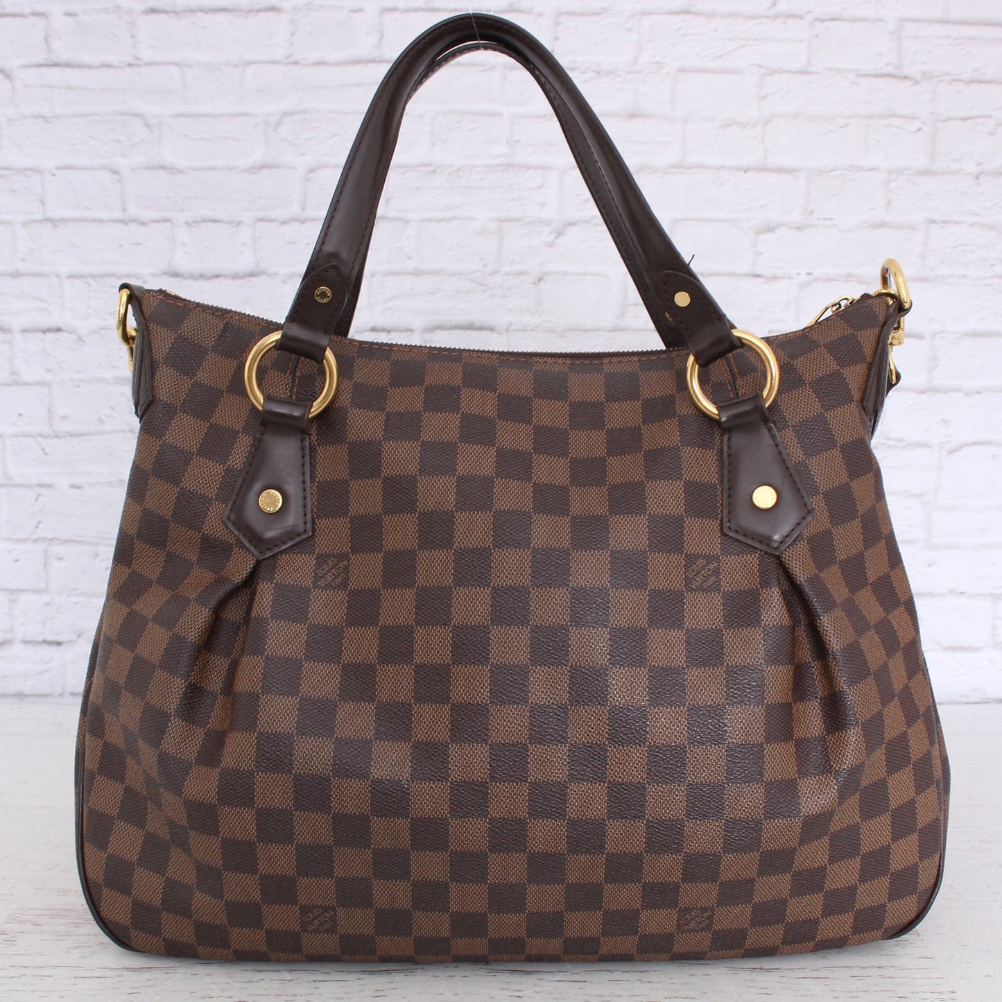 Louis Vuitton Evora GM Damier Ebene Shoulder Bag