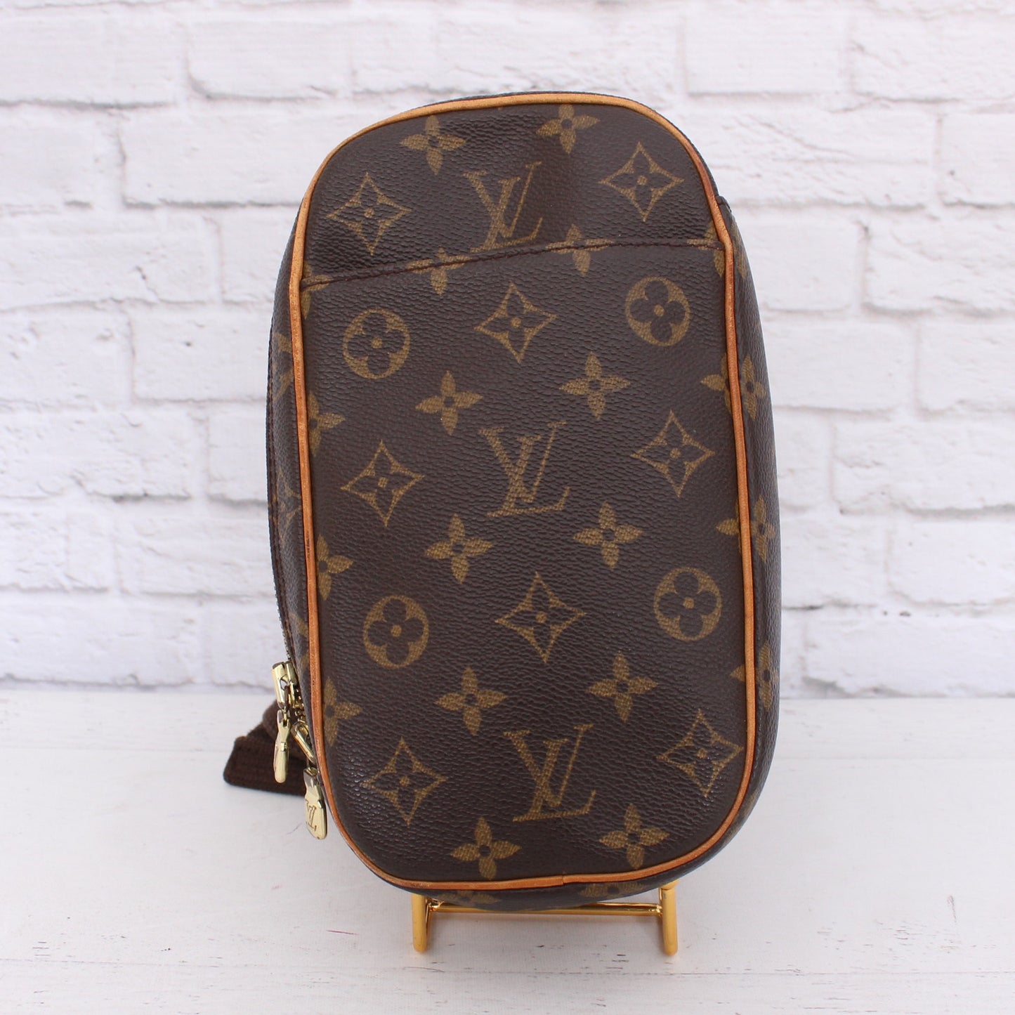 Louis Vuitton Pochette Gange Monogram Bumbag Belt Waist Crossbody Pouch A4285
