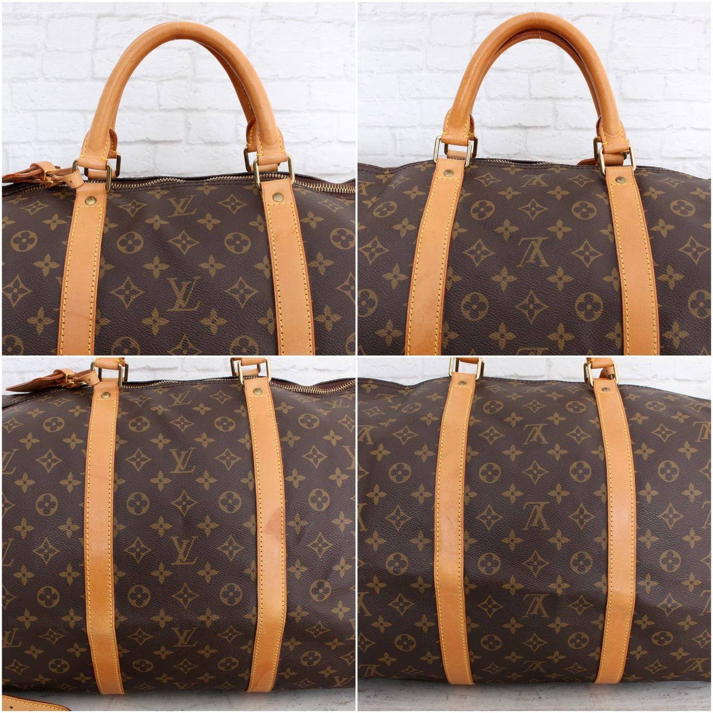 Louis Vuitton Keepall 60 Bandouliere Monogram Shoulder Bag