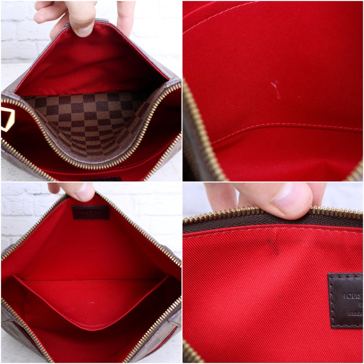 Louis Vuitton South Bank Besace Crossbody Damier Ebene