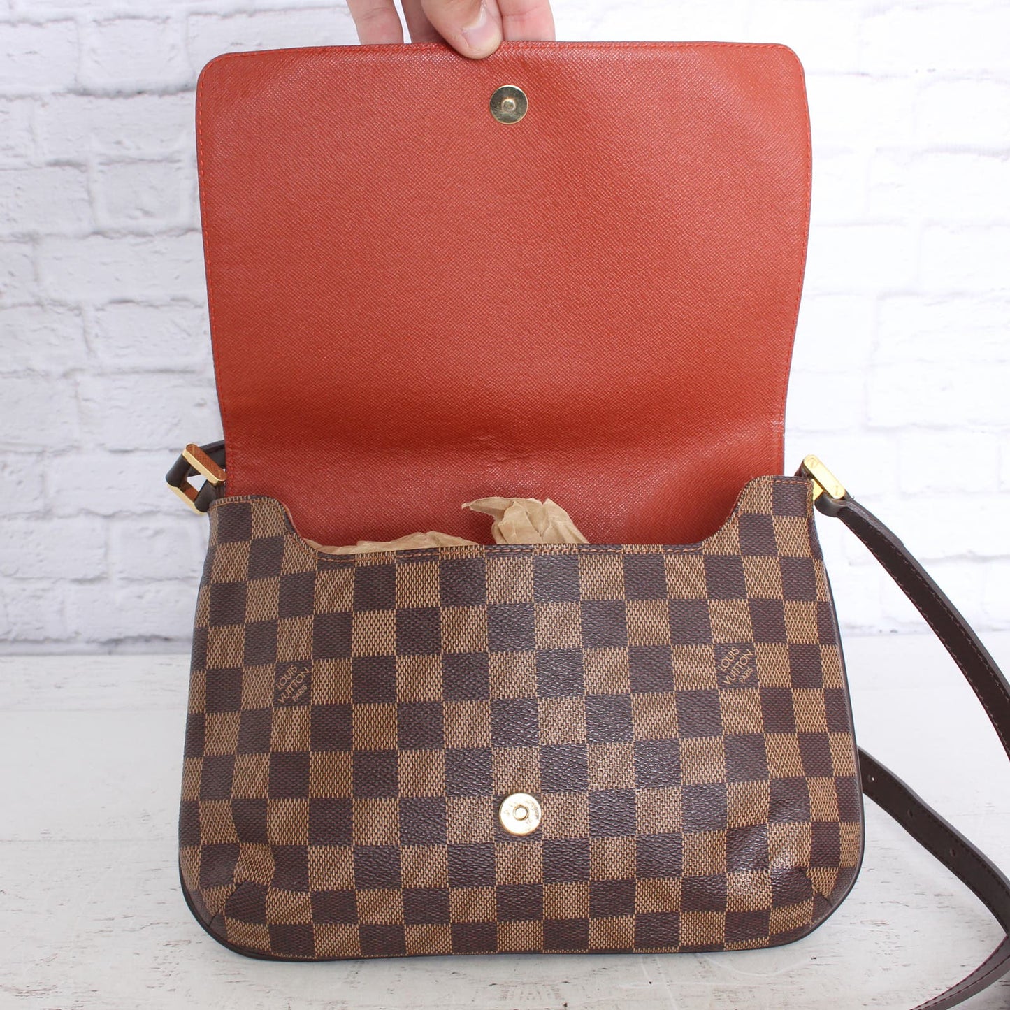 Louis Vuitton Musette Tango Crossbody Damier Ebene