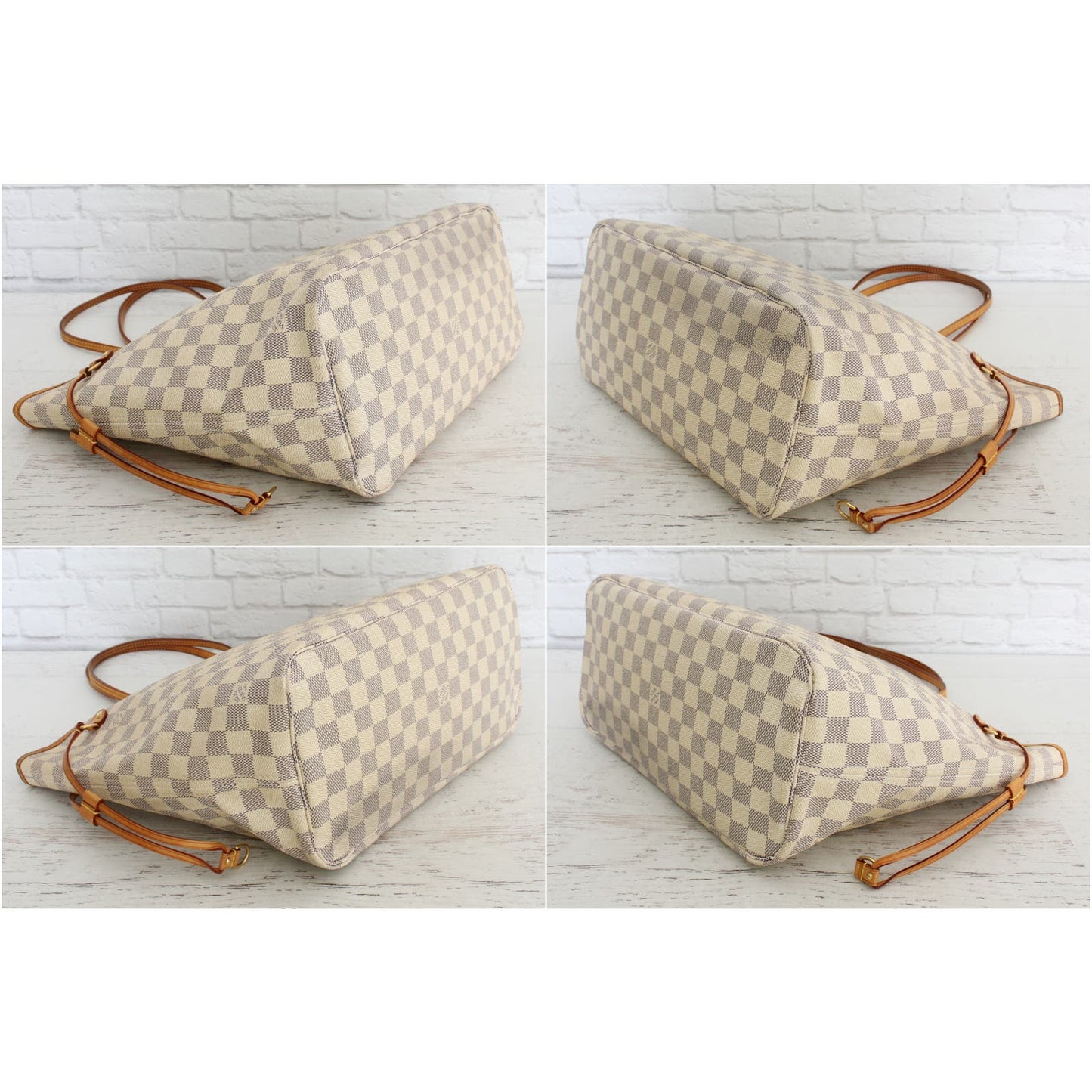 Louis Vuitton Neverfull MM Damier Azur Tote