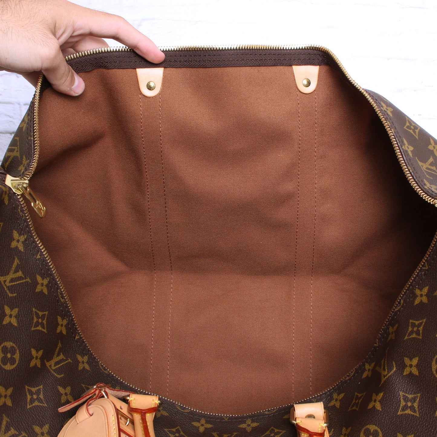 Louis Vuitton Keepall 60 Bandouliere Monogram Duffle Luggage Bag