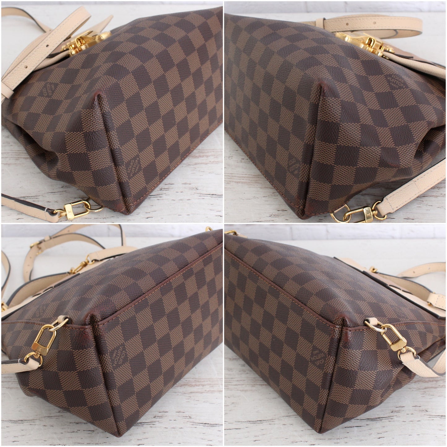 Louis Vuitton Clapton Backpack Damier Ebene Bag