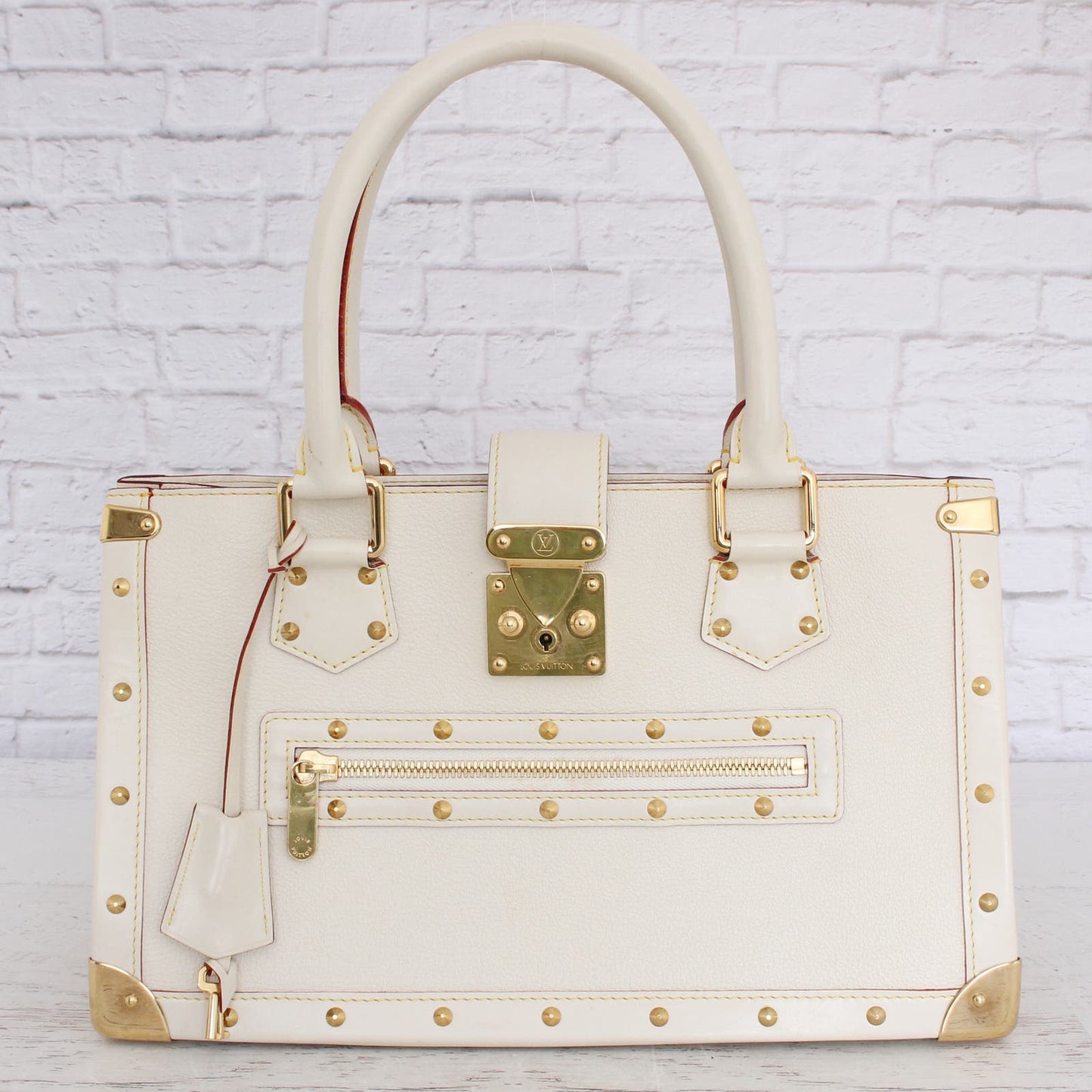 Louis Vuitton Le Fabuleux White Suhali Leather