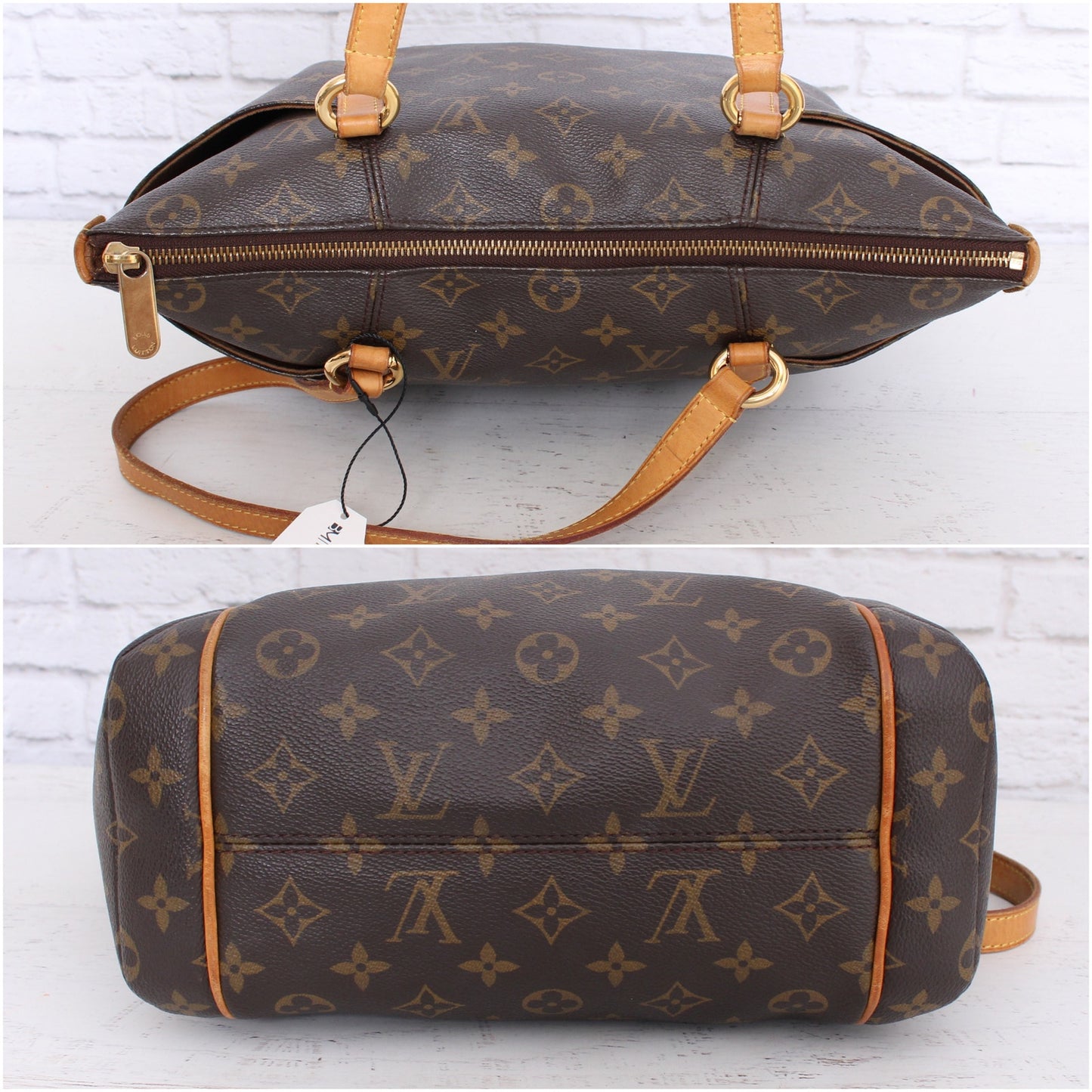 Louis Vuitton Totally PM Monogram Tote Shoulder Purse Leather Handbag A3646
