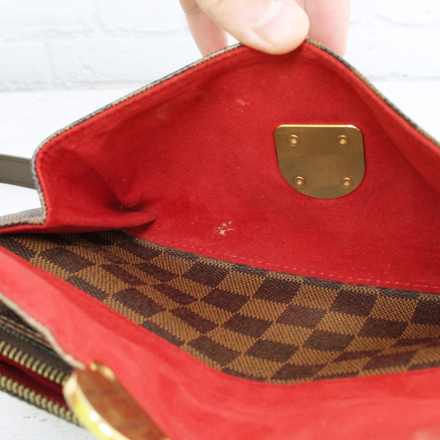 Louis Vuitton Ravello GM Damier Ebene Crossbody & Shoulder Bag Purse