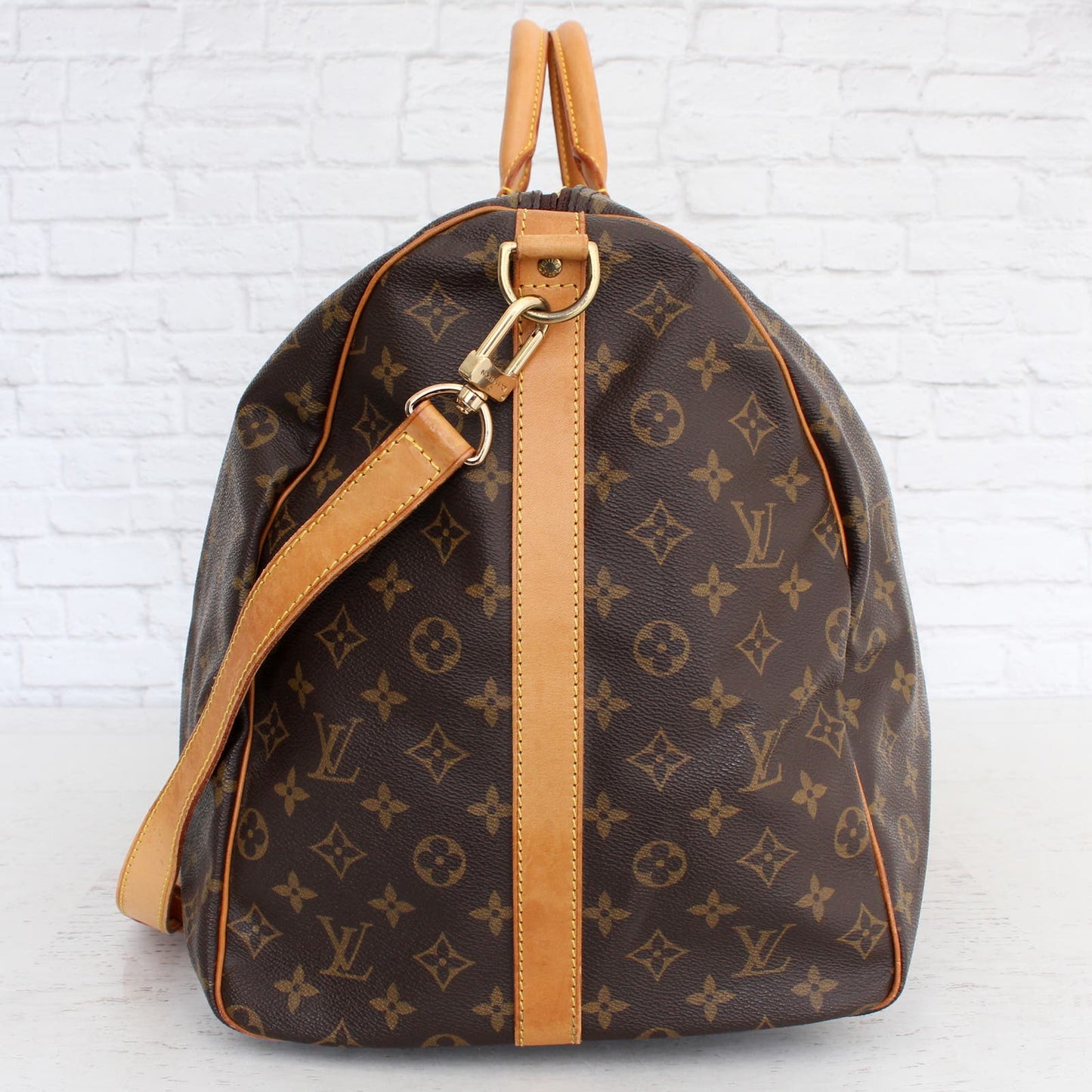 Louis Vuitton Keepall 60 Bandouliere Monogram Shoulder Bag