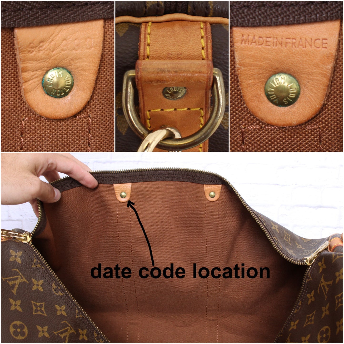 Louis Vuitton Keepall Bandouliere 55 Messenger Monogram Brown Travel