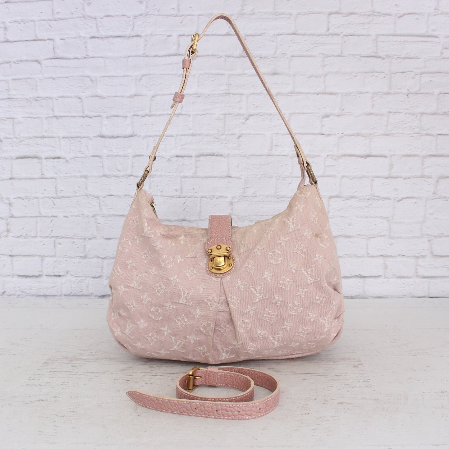 Louis Vuitton Slightly Pink Denim Crossbody