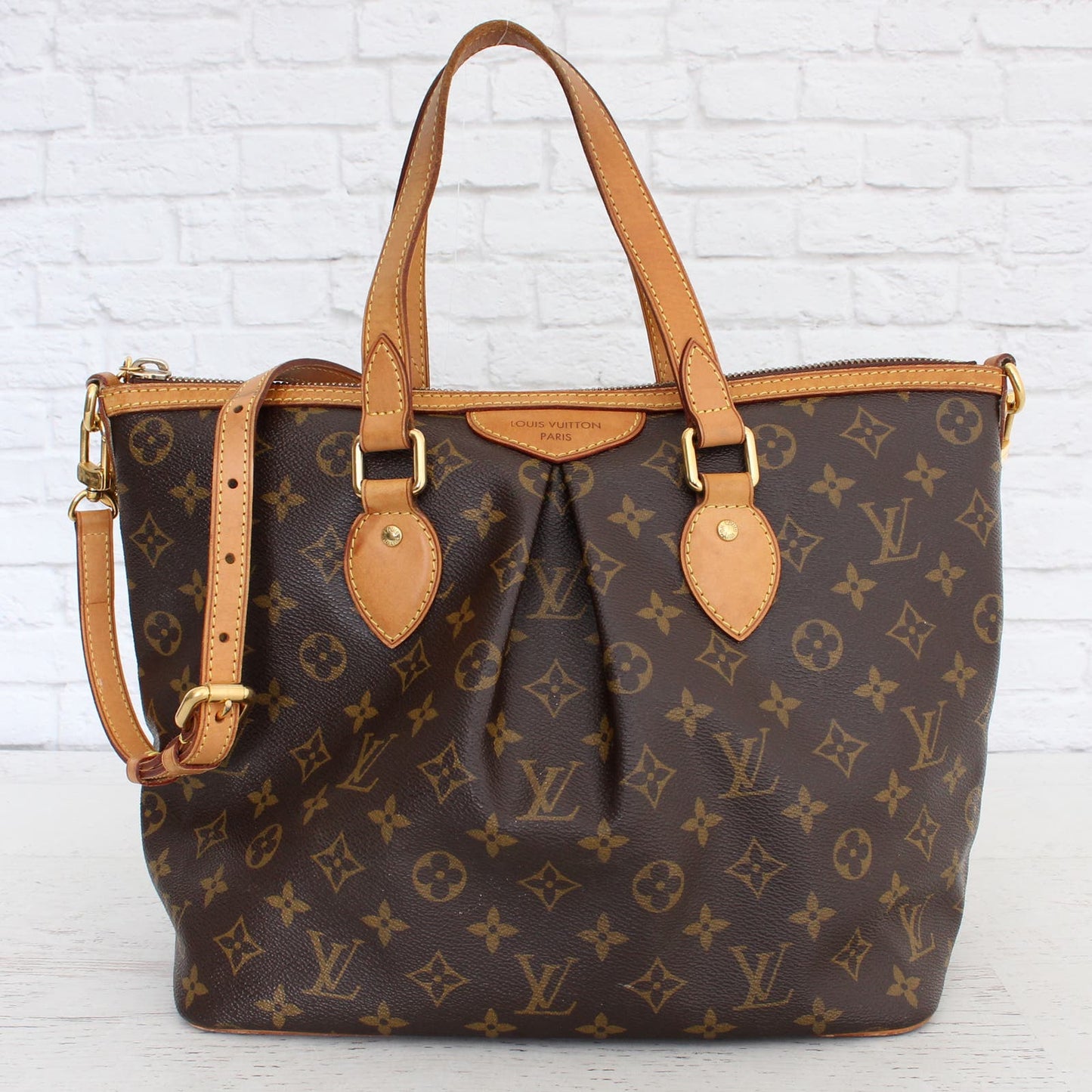 Louis Vuitton Palermo PM Monogram Purse & Strap