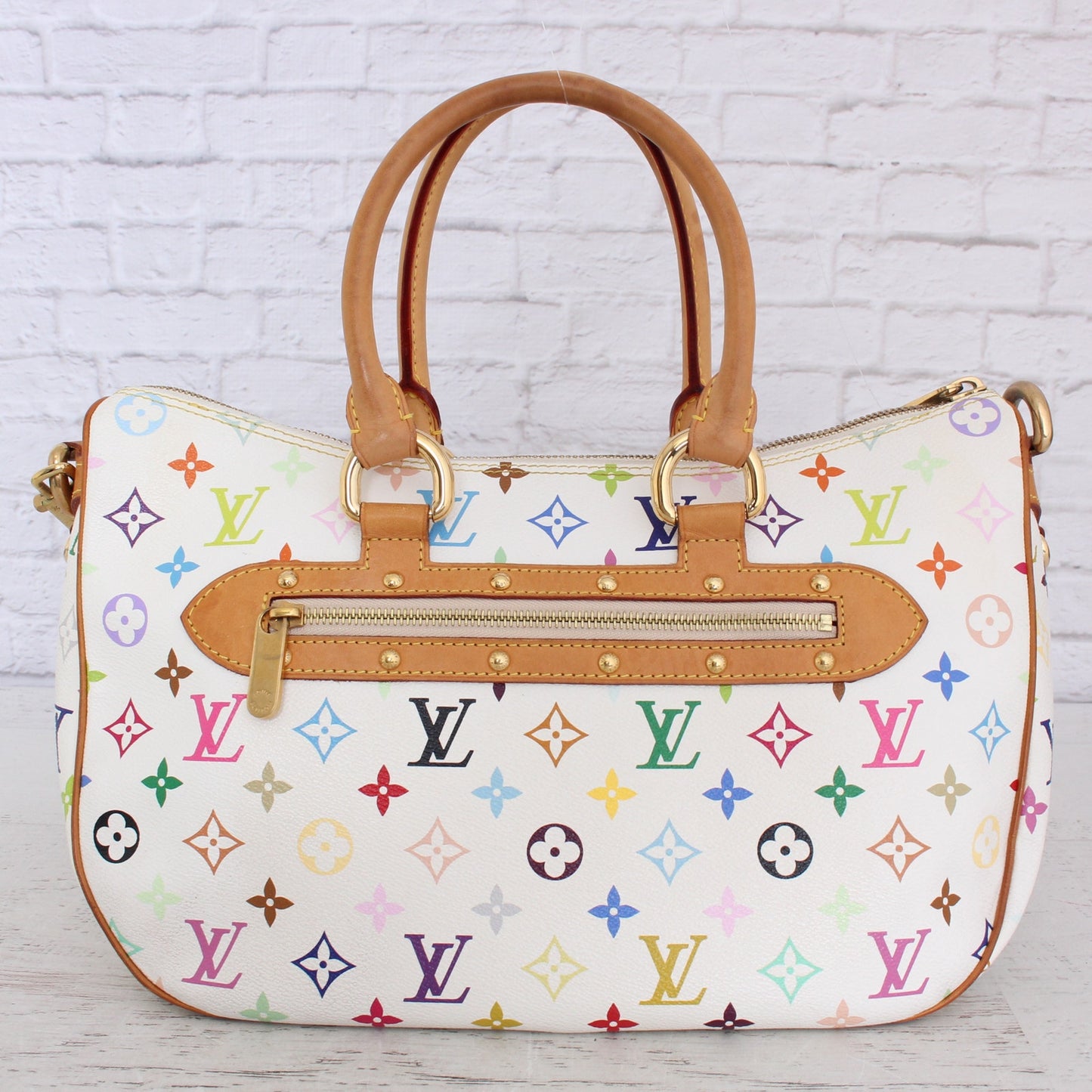 Louis Vuitton Rita White Multicolor Shoulder Bag