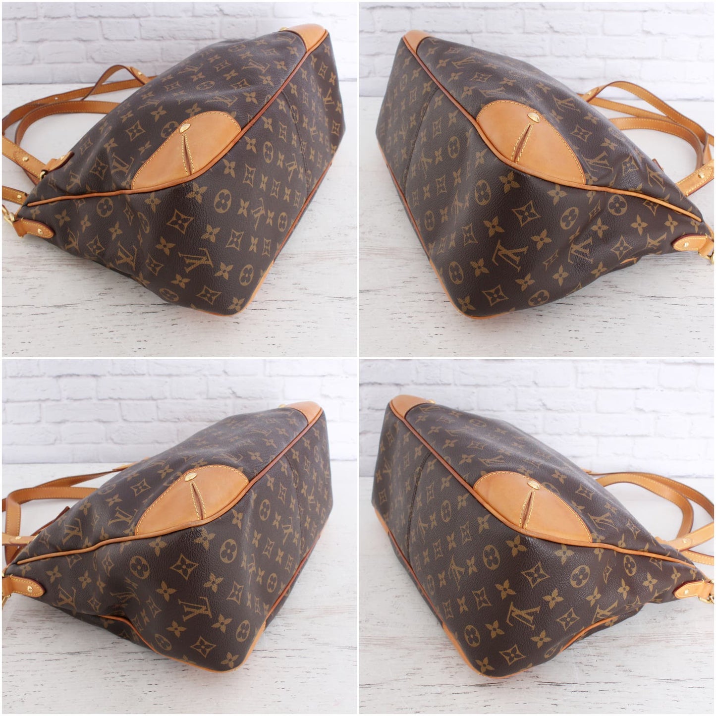 Louis Vuitton Estrella MM Monogram Shoulder Crossbody Satchel Leather