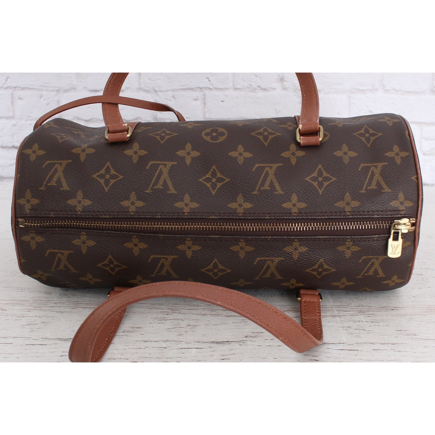 Louis Vuitton Papillon 30 Monogram w Pouch Satchel