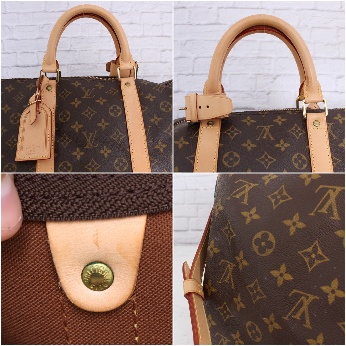 Louis Vuitton Keepall Bandouliere 55 Messenger Monogram Shoulder Bag