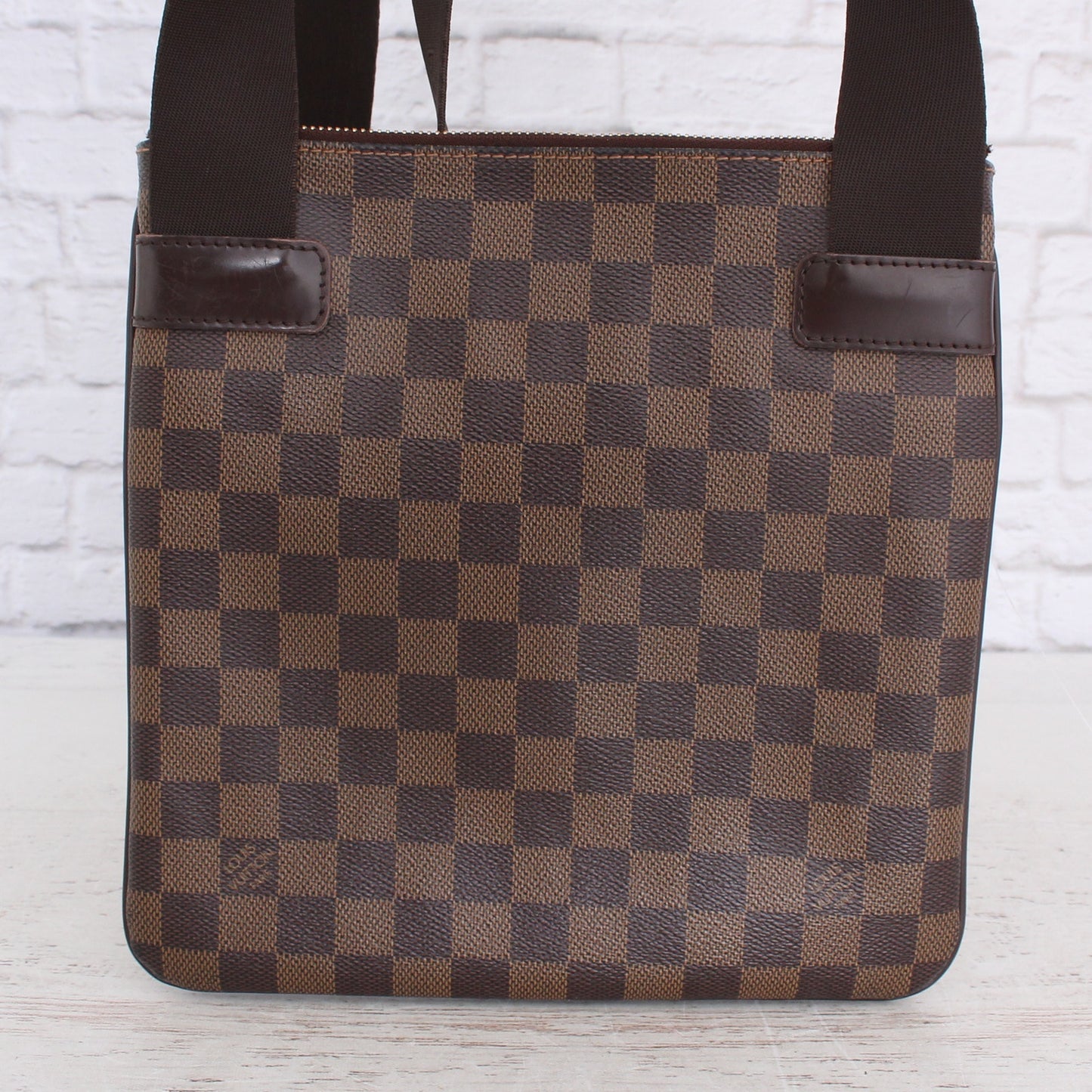 Louis Vuitton Pochette Melville Damier Ebene Crossbody Purse Shoulder