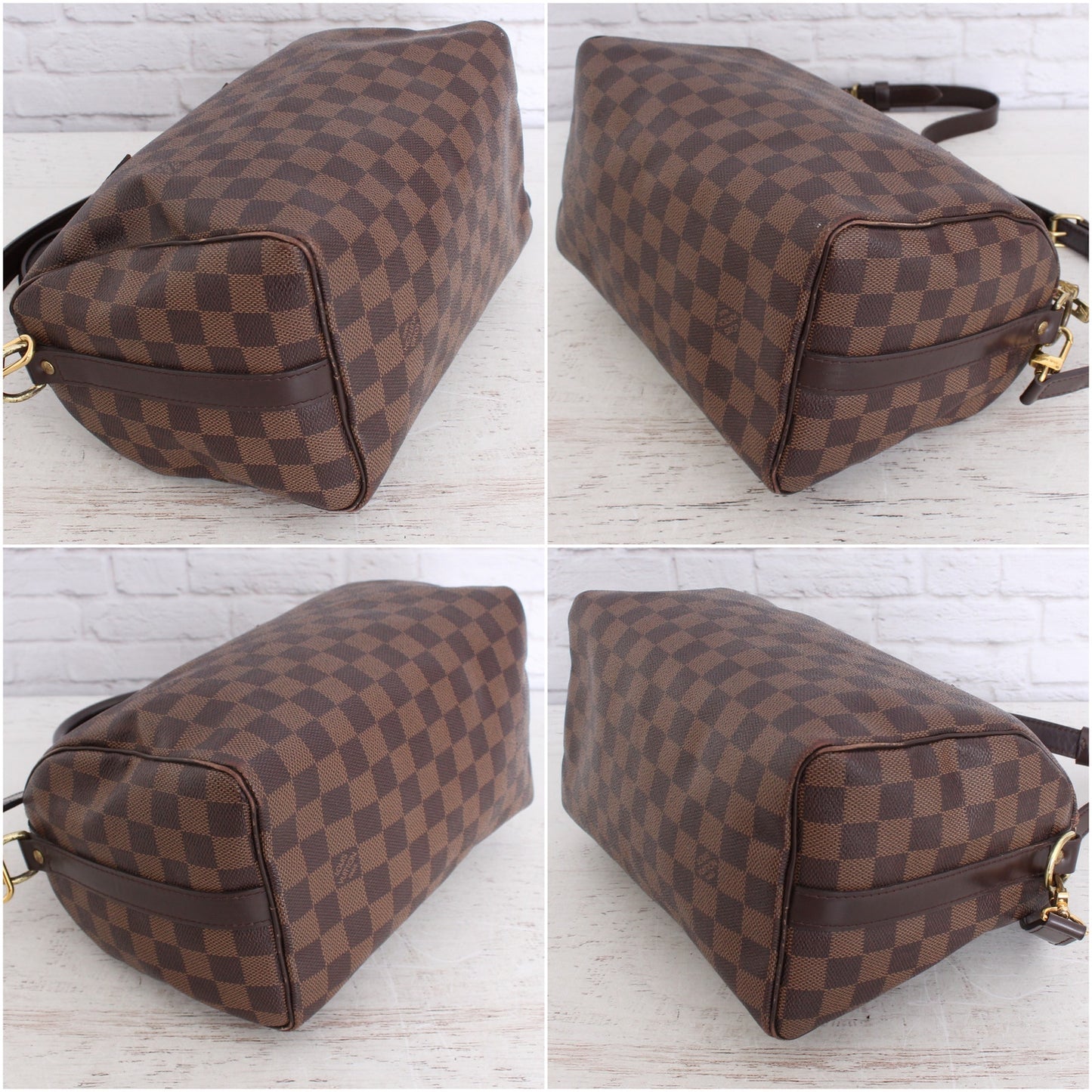 Louis Vuitton Speedy 25 Bandouliere Damier Ebene