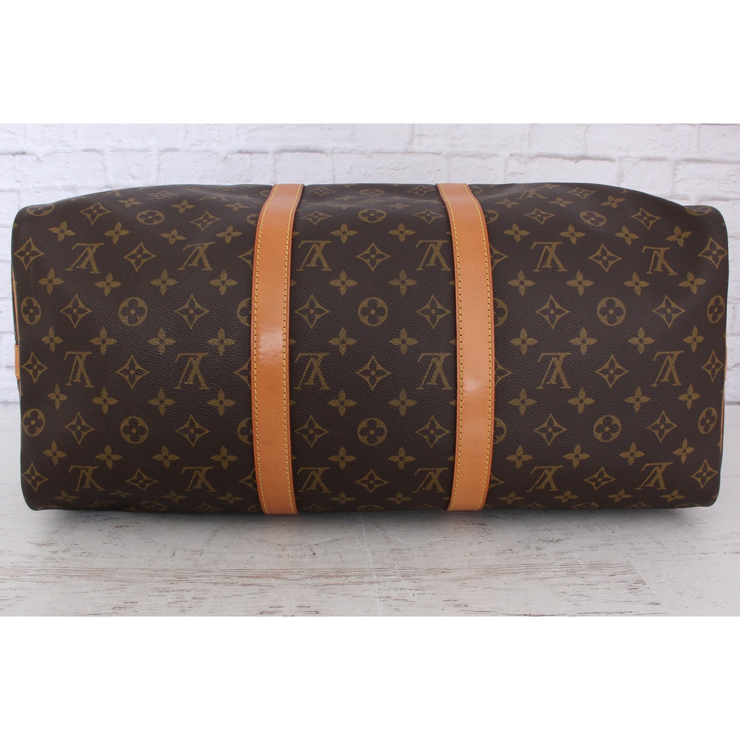 Louis Vuitton Keepall Bandouliere 50 Monogram Strap Shoulder LV Duffle