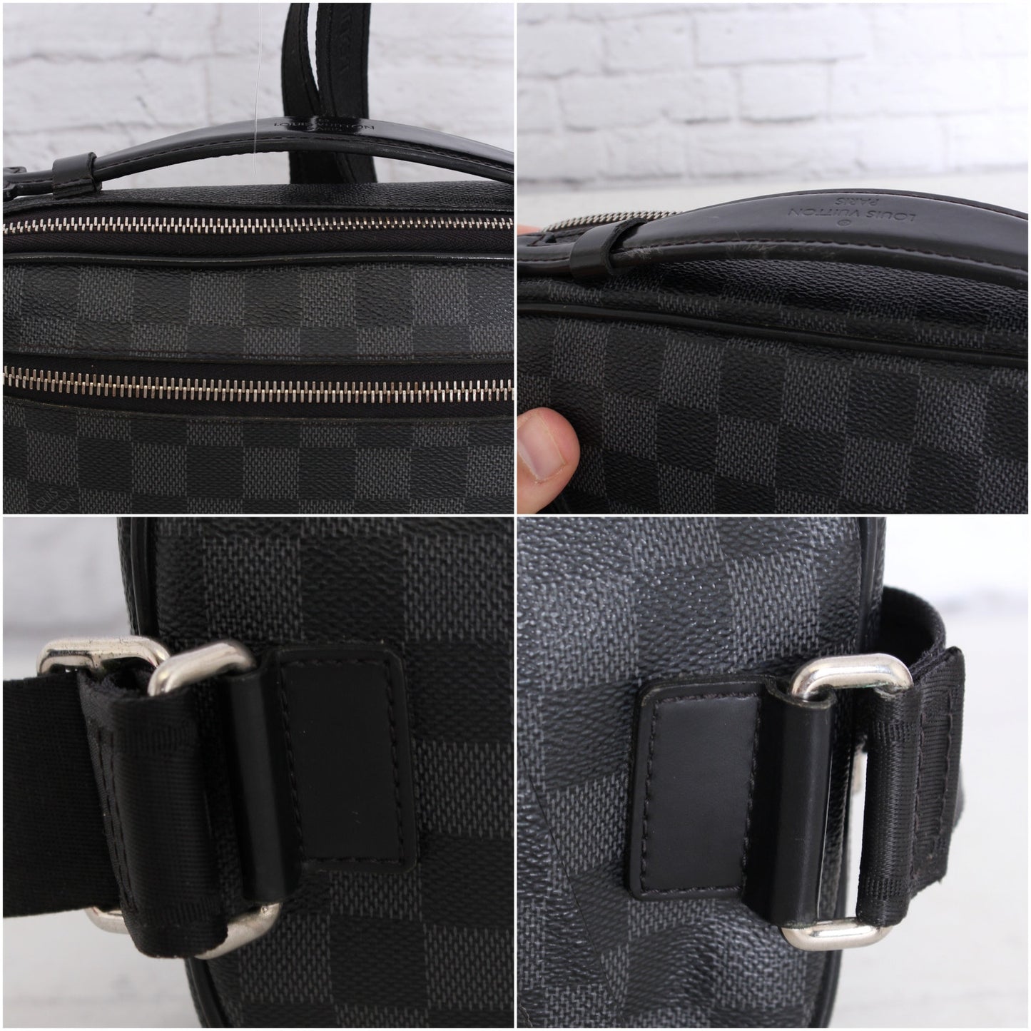 Louis Vuitton Ambler Damier Graphite Bumbag Waist Bag