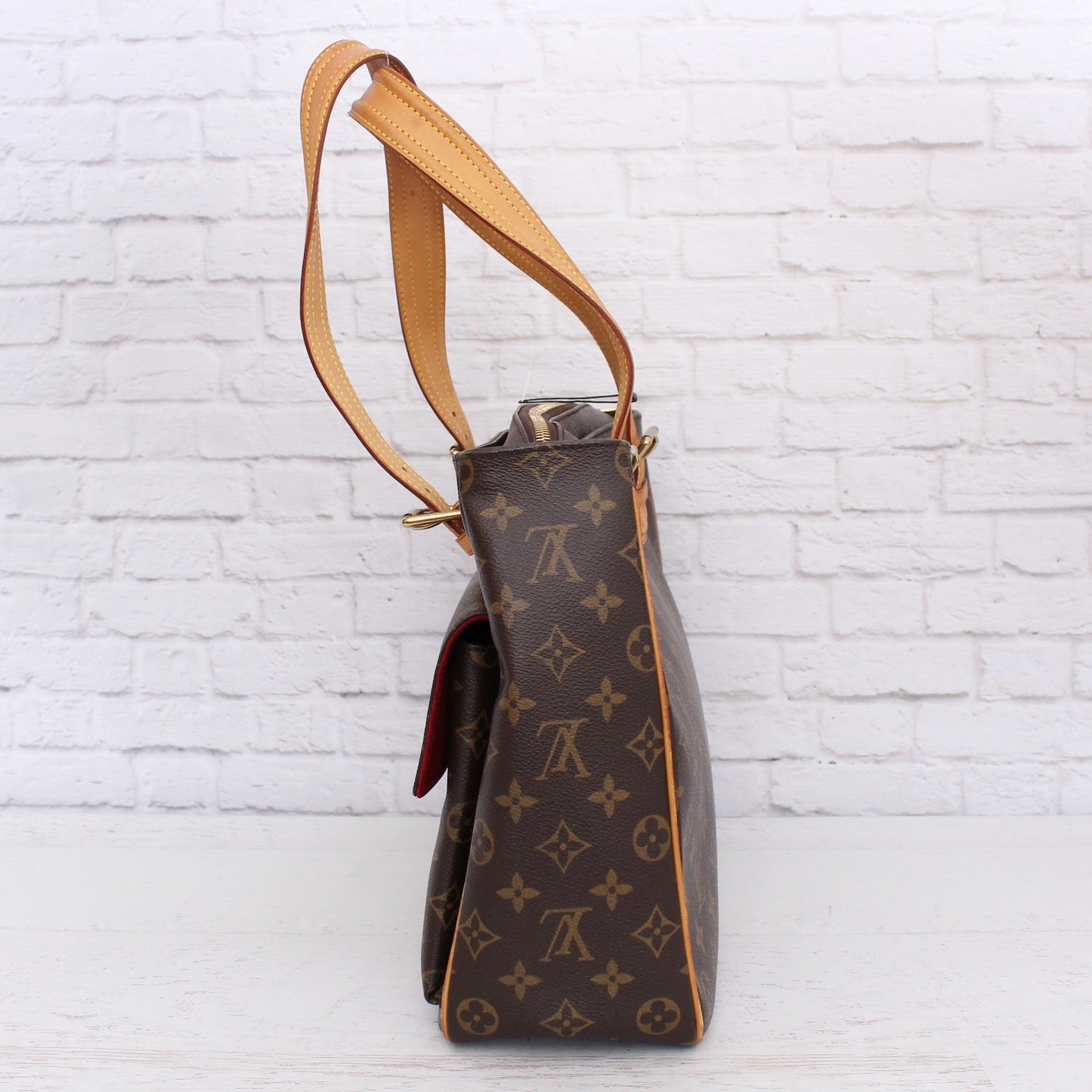 Louis Vuitton Multiple Cite Purse Monogram Bag Pochette Travel Canvas A4995