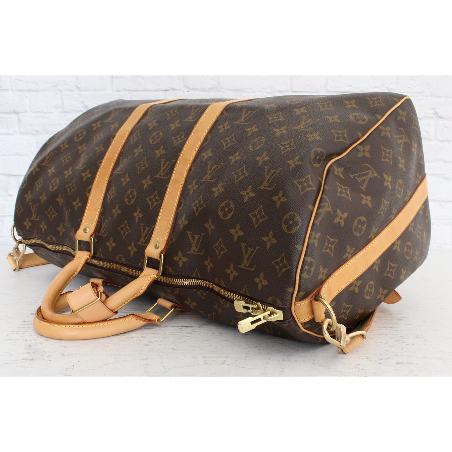 Louis Vuitton Keepall Bandouliere 50 Monogram Duffle with Strap