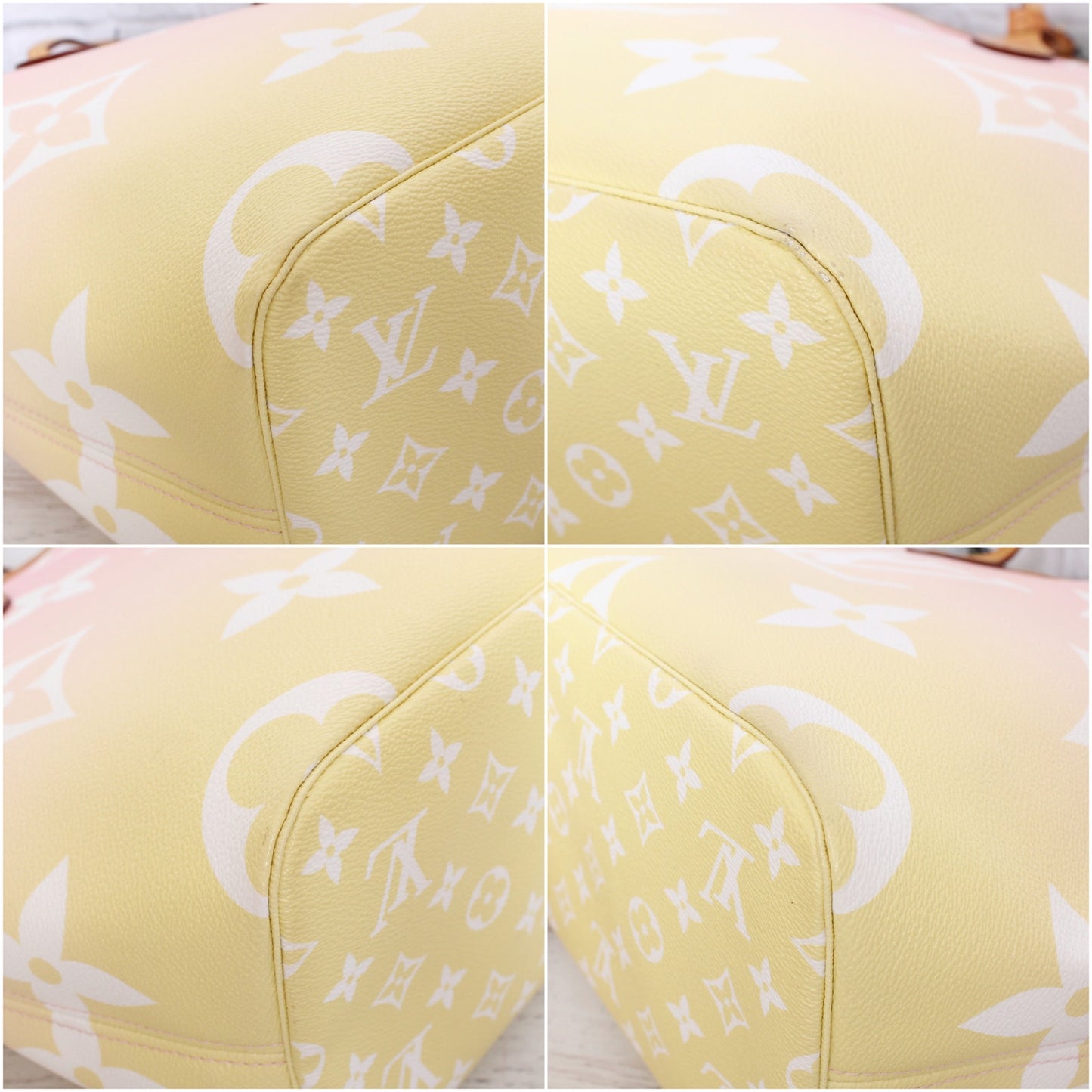 Louis Vuitton Neverfull MM with Pouch By The Pool Monogram Tote Shoulder