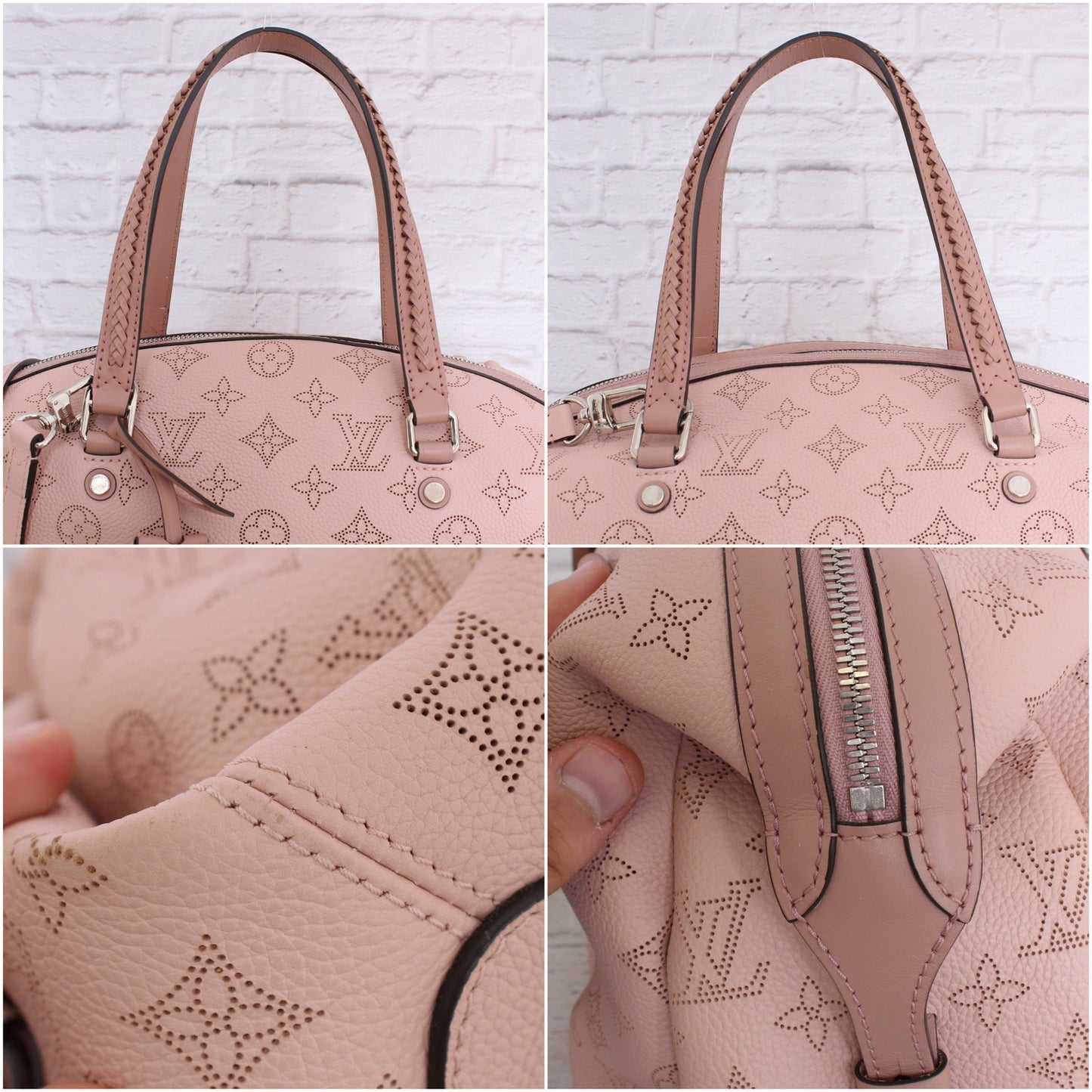 Louis Vuitton Asteria Pink Mahina Shoulder/Crossbody Bag