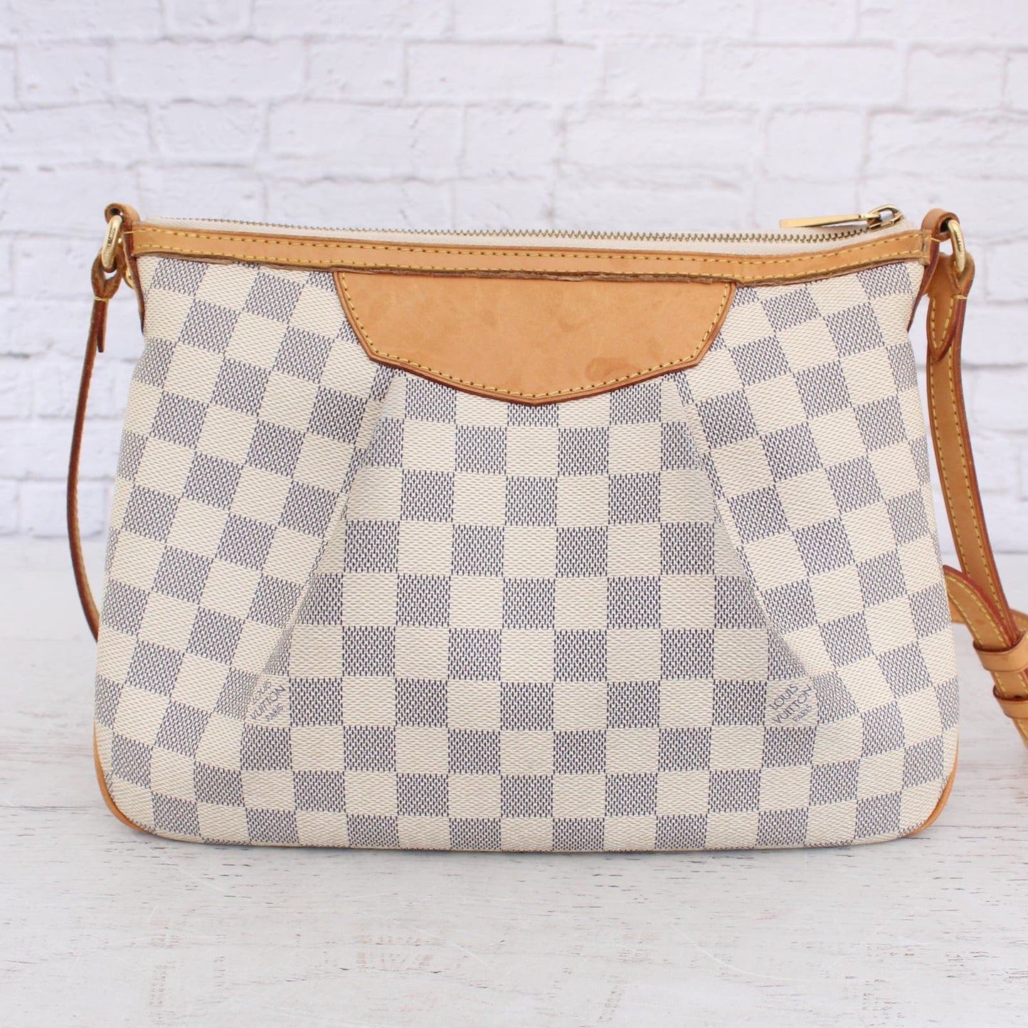 Louis Vuitton Siracusa PM Crossbody Damier Azur