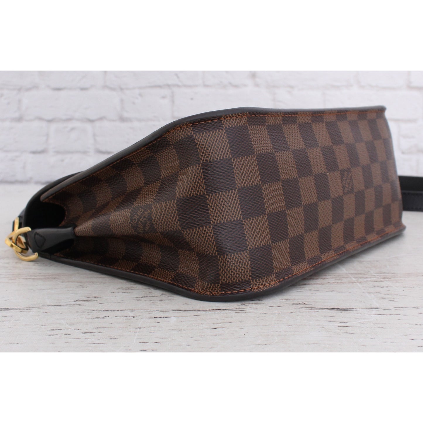 Louis Vuitton Beaumarchais Damier Ebene Leather Crossbody