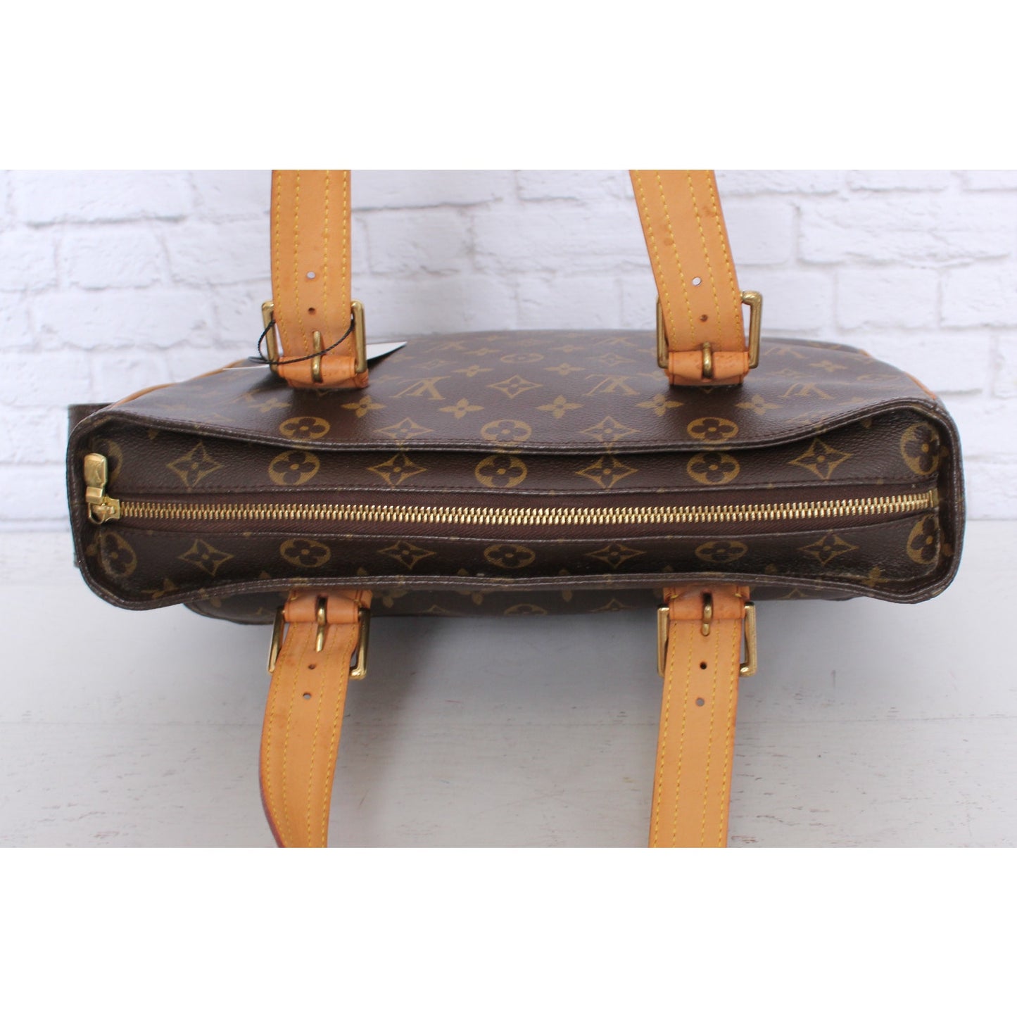 Louis Vuitton Multiple Cite Purse Monogram Bag Pochette Travel Canvas A4995
