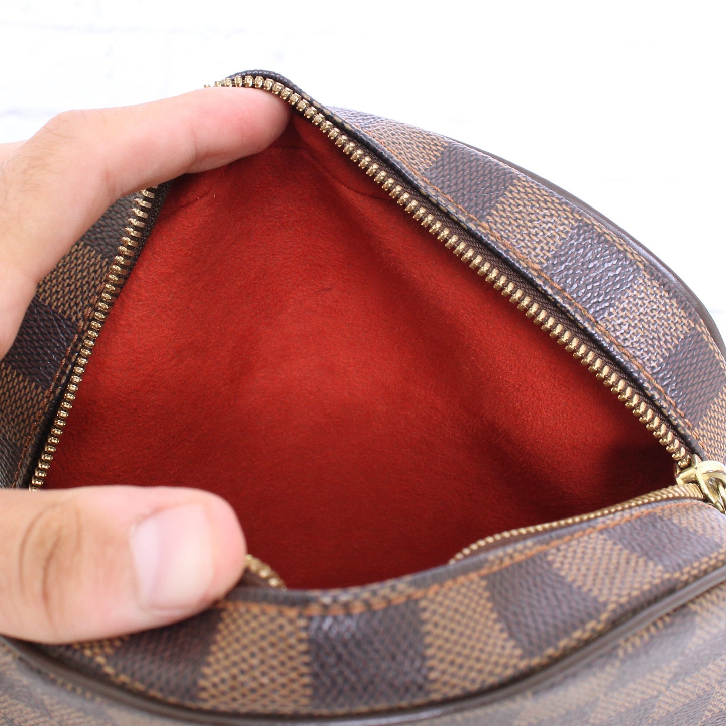 Louis Vuitton Ipanema PM Damier Ebene Crossbody Purse