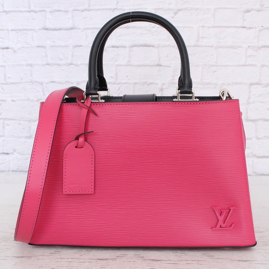 Louis Vuitton Kleber PM Pink Epi Satchel Crossbody