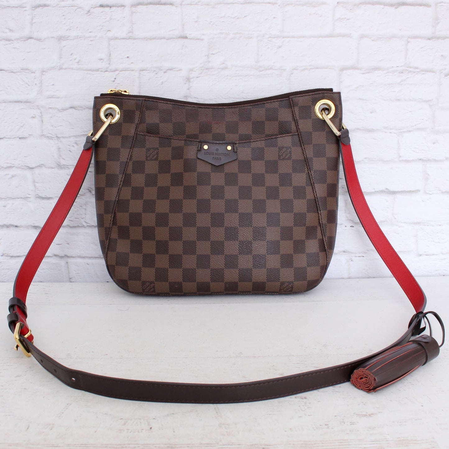 Louis Vuitton South Bank Besace Crossbody Damier Ebene