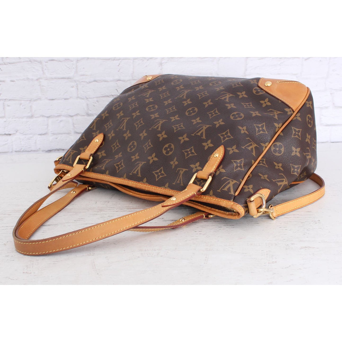 Louis Vuitton Estrella MM Monogram Shoulder Crossbody Satchel Leather