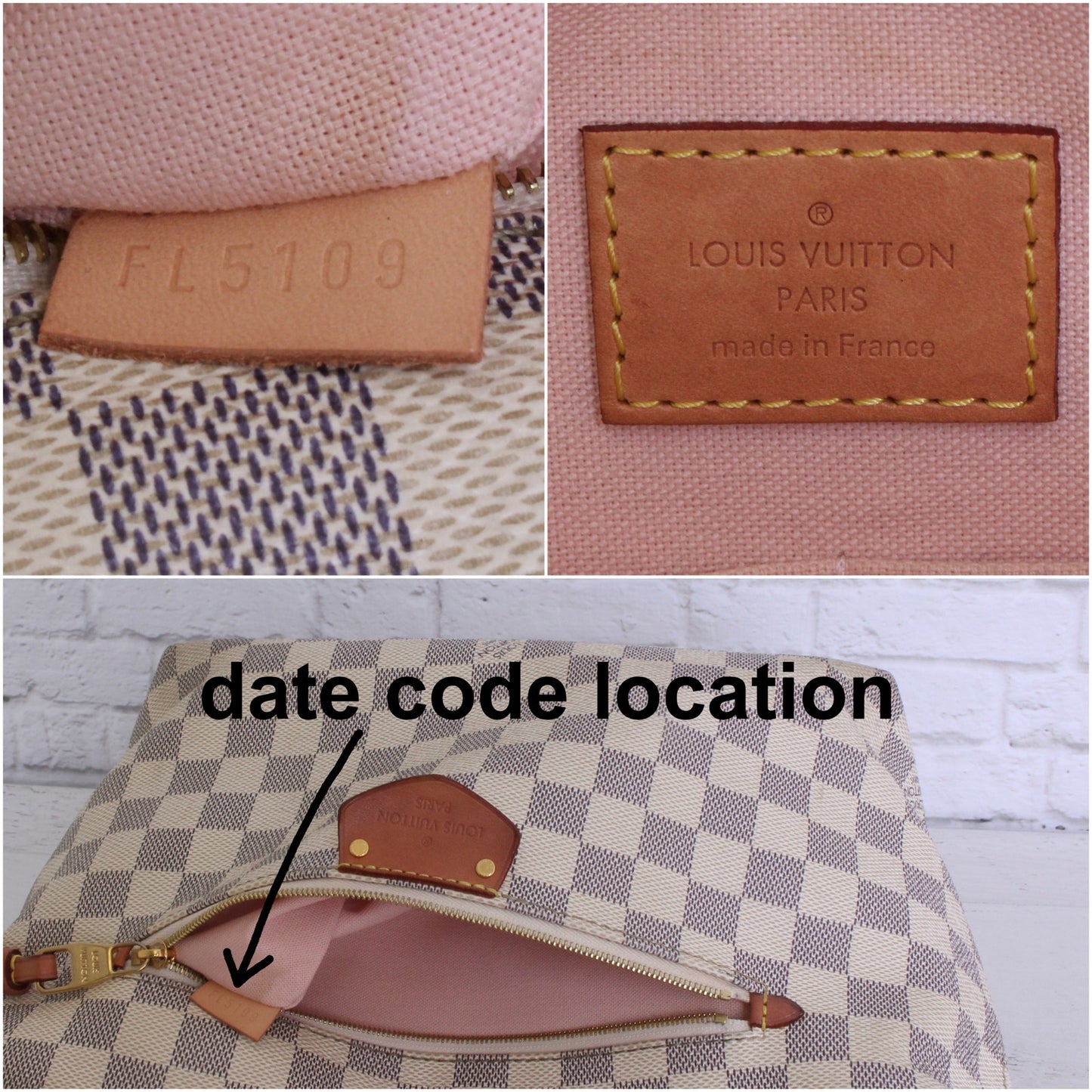 Louis Vuitton Iena PM Zip Tote Damier Azur Shoulder Bag