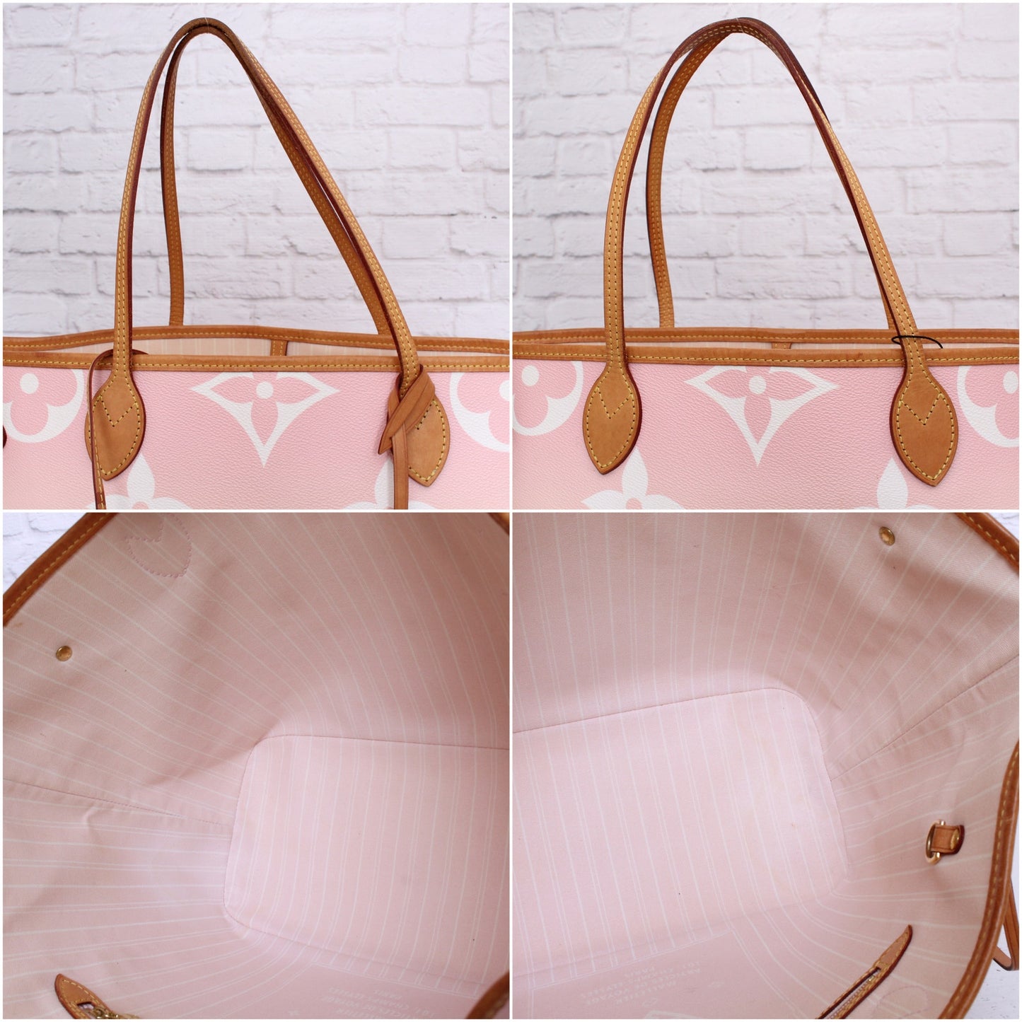 Louis Vuitton Neverfull MM with Pouch By The Pool Monogram Tote Shoulder