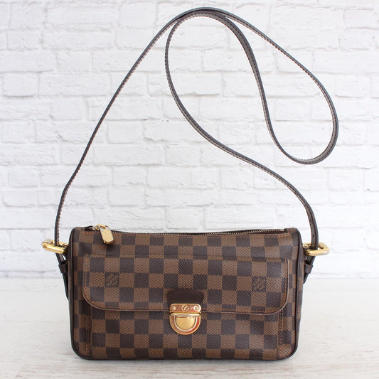 Louis Vuitton Ravello GM Damier Ebene Crossbody & Shoulder Bag Purse