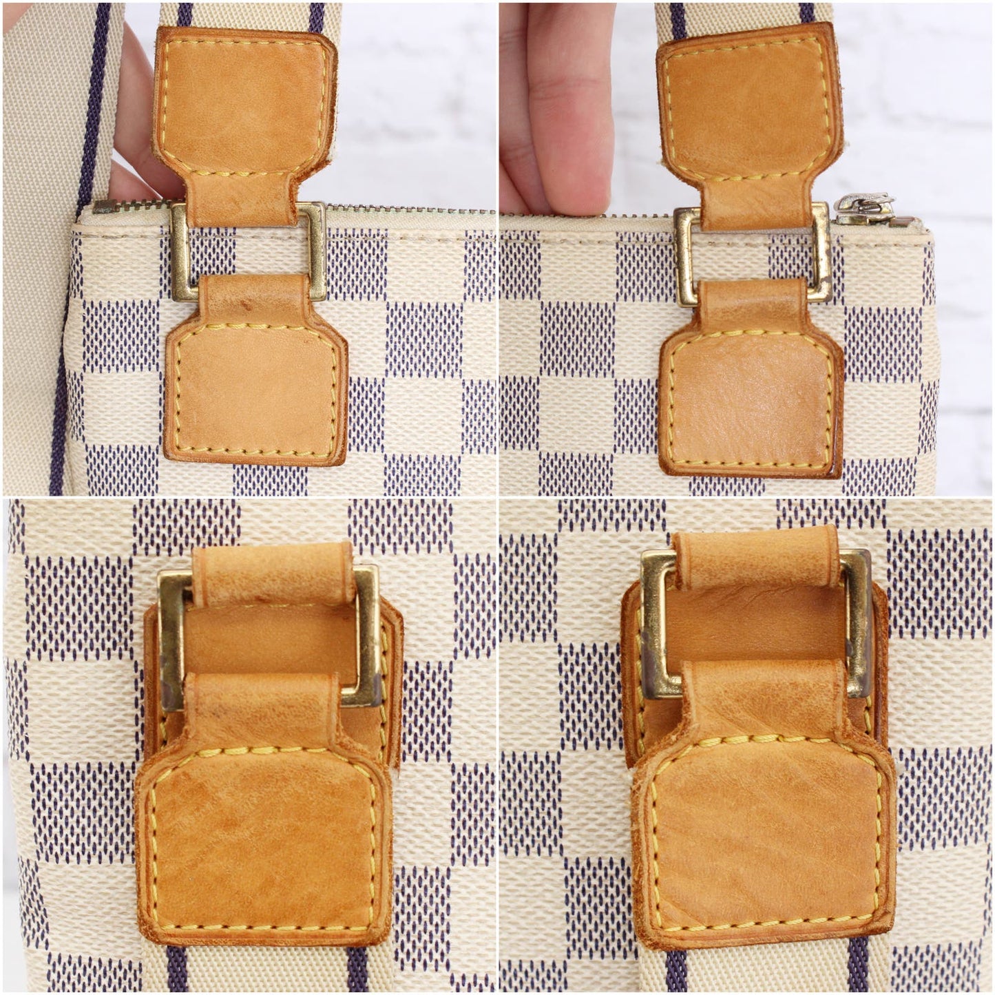 Louis Vuitton Pochette Bosphore Damier Azur Crossbody