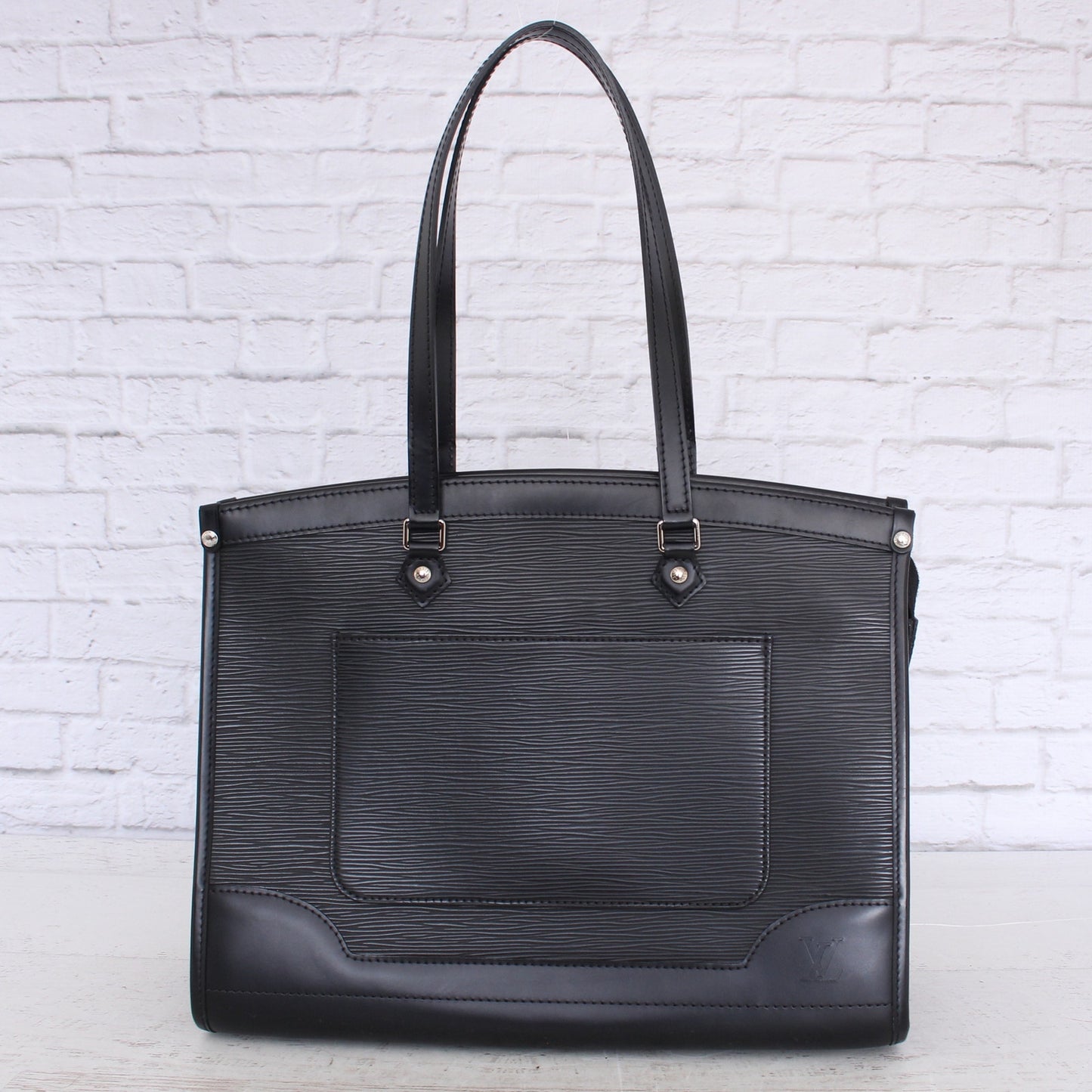 Louis Vuitton Madeleine GM Black Epi Shoulder Tote