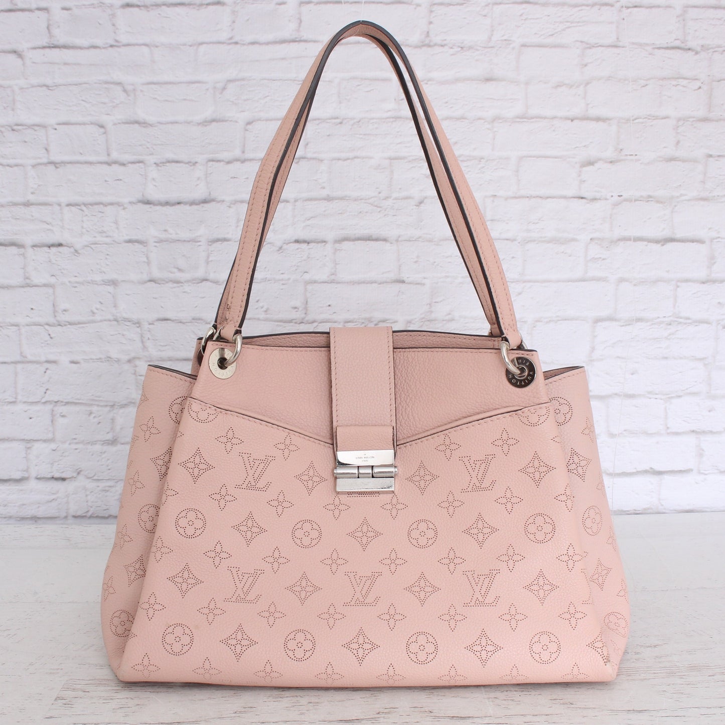 Louis Vuitton Sevres Pink Mahina Shoulder Bag