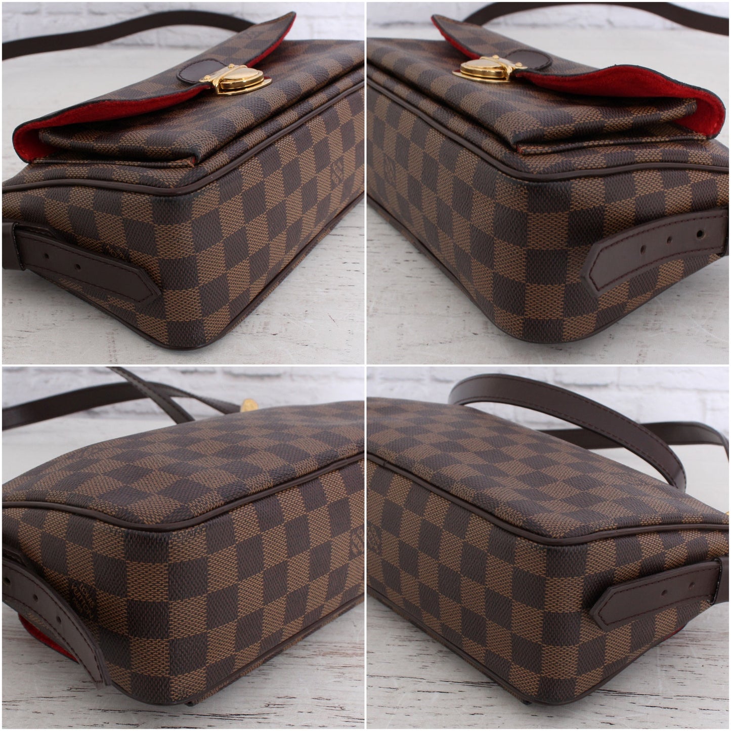 Louis Vuitton Ravello GM Damier Ebene Crossbody & Shoulder Bag