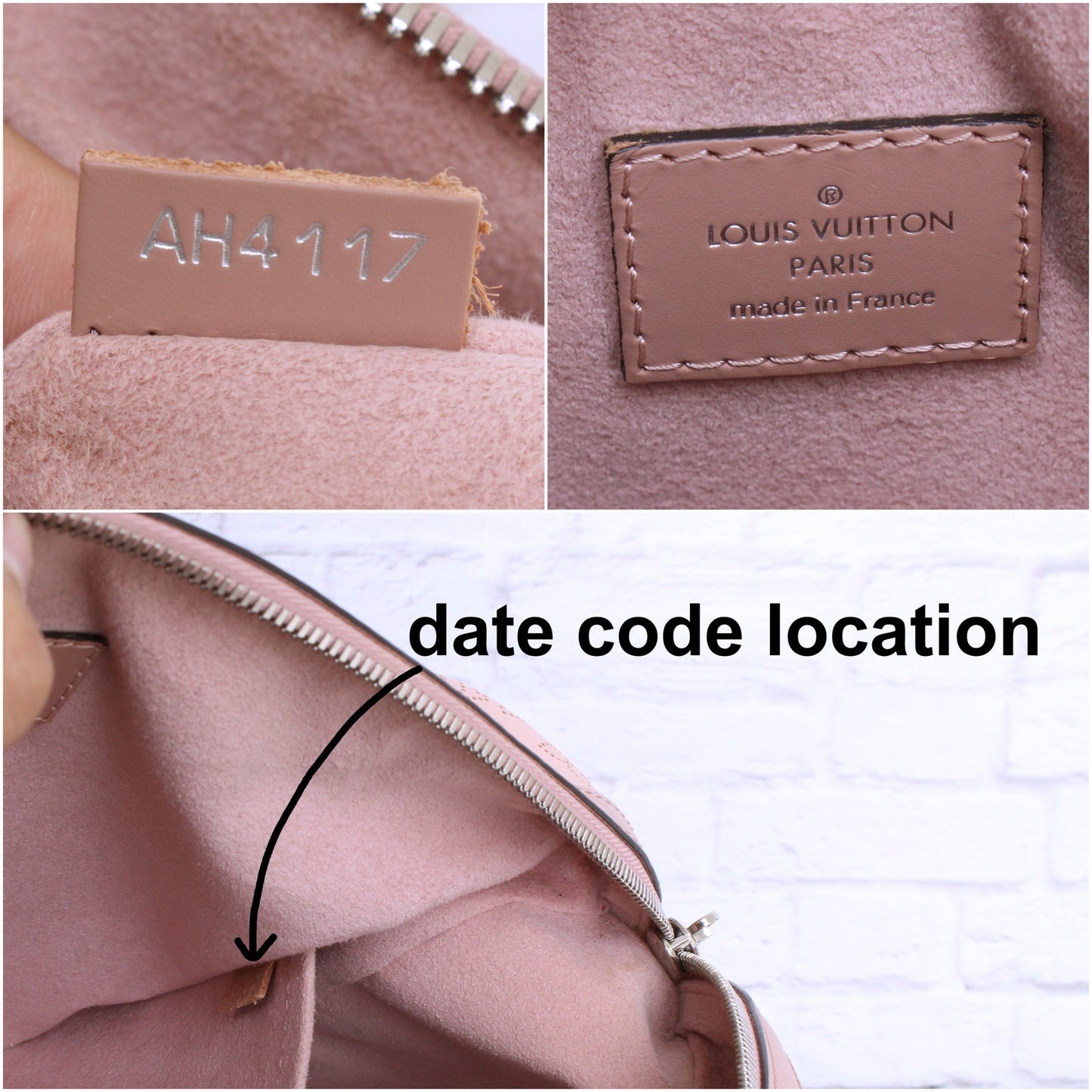 Louis Vuitton Asteria Pink Mahina Shoulder/Crossbody Bag