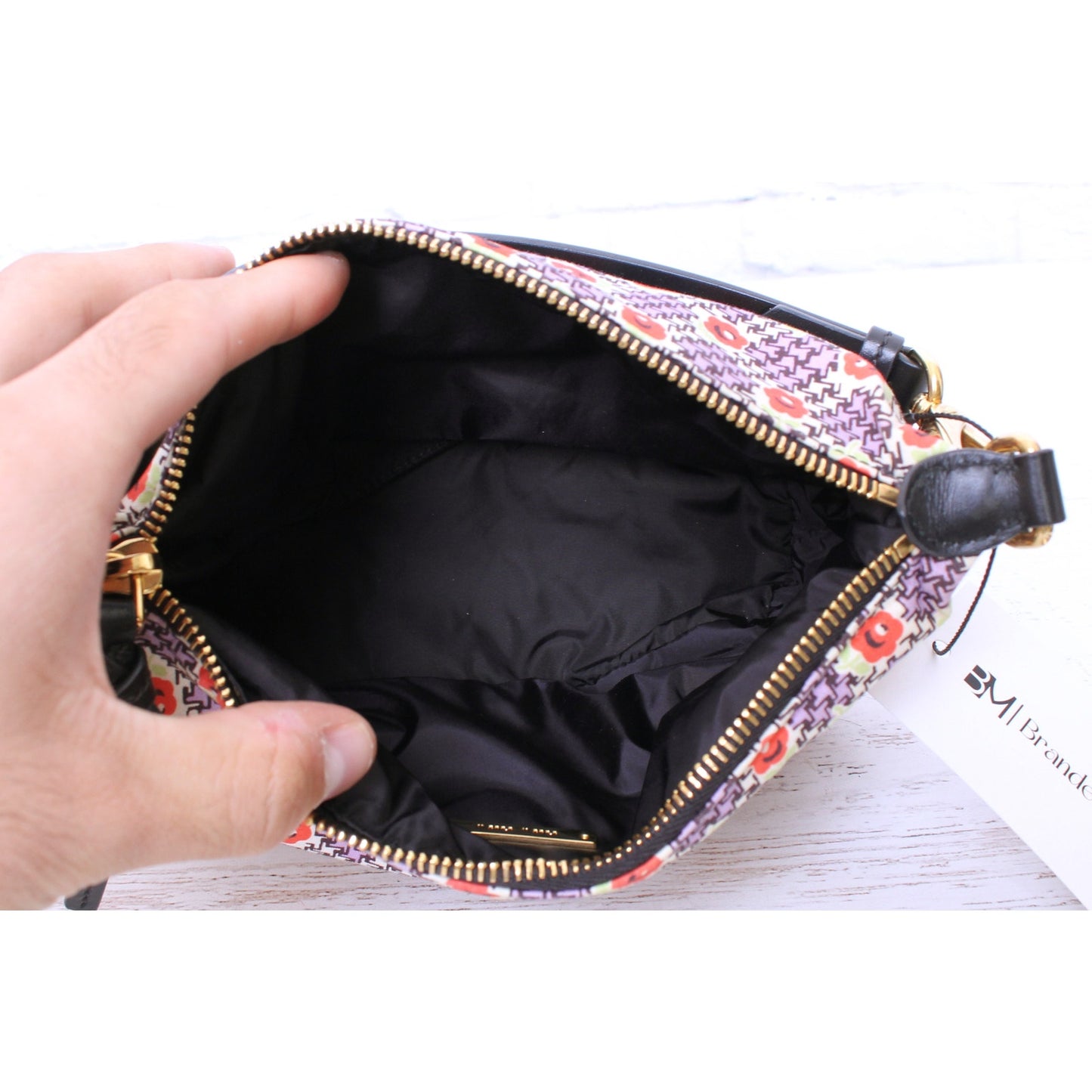 Miu Miu Spirit Tessuto Multicolor Nylon Mini Handbag Satchel Purse Handbag A4984